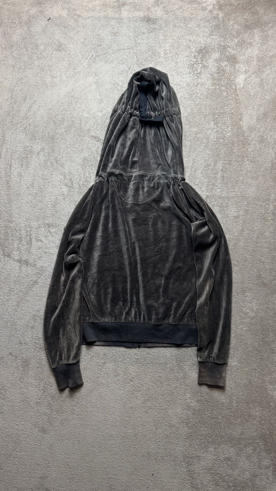 Japanese Brand Adidas Y2K Faded Mudwash Sick Zip Up Hood cdg grunge y-3 ysl Size L / US 10 / IT 46 - 6 Thumbnail