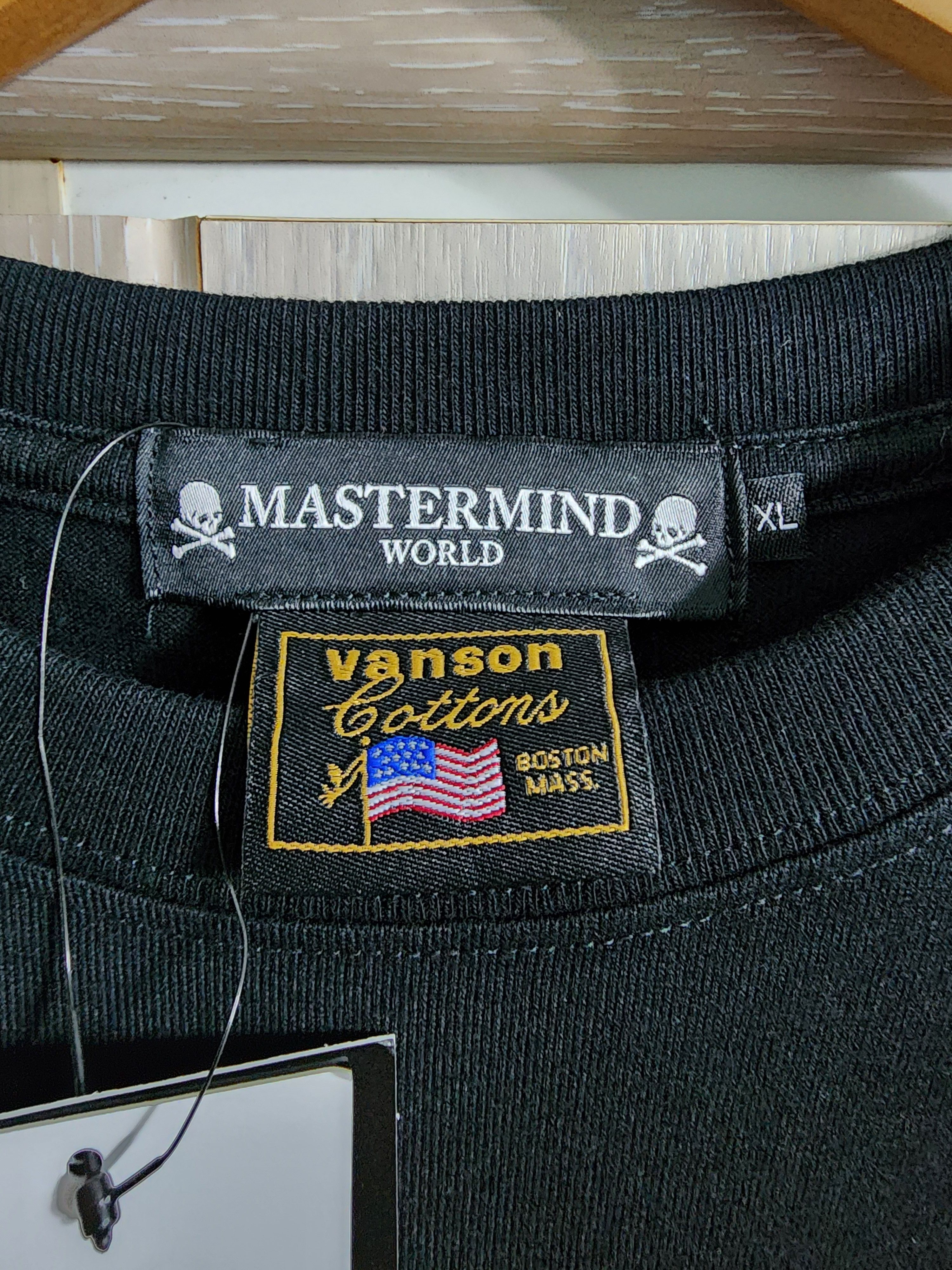 Mastermind Japan Mastermind x Vanson Short Sleeve T-Shirt Size US XL / EU 56 / 4 - 8 Thumbnail