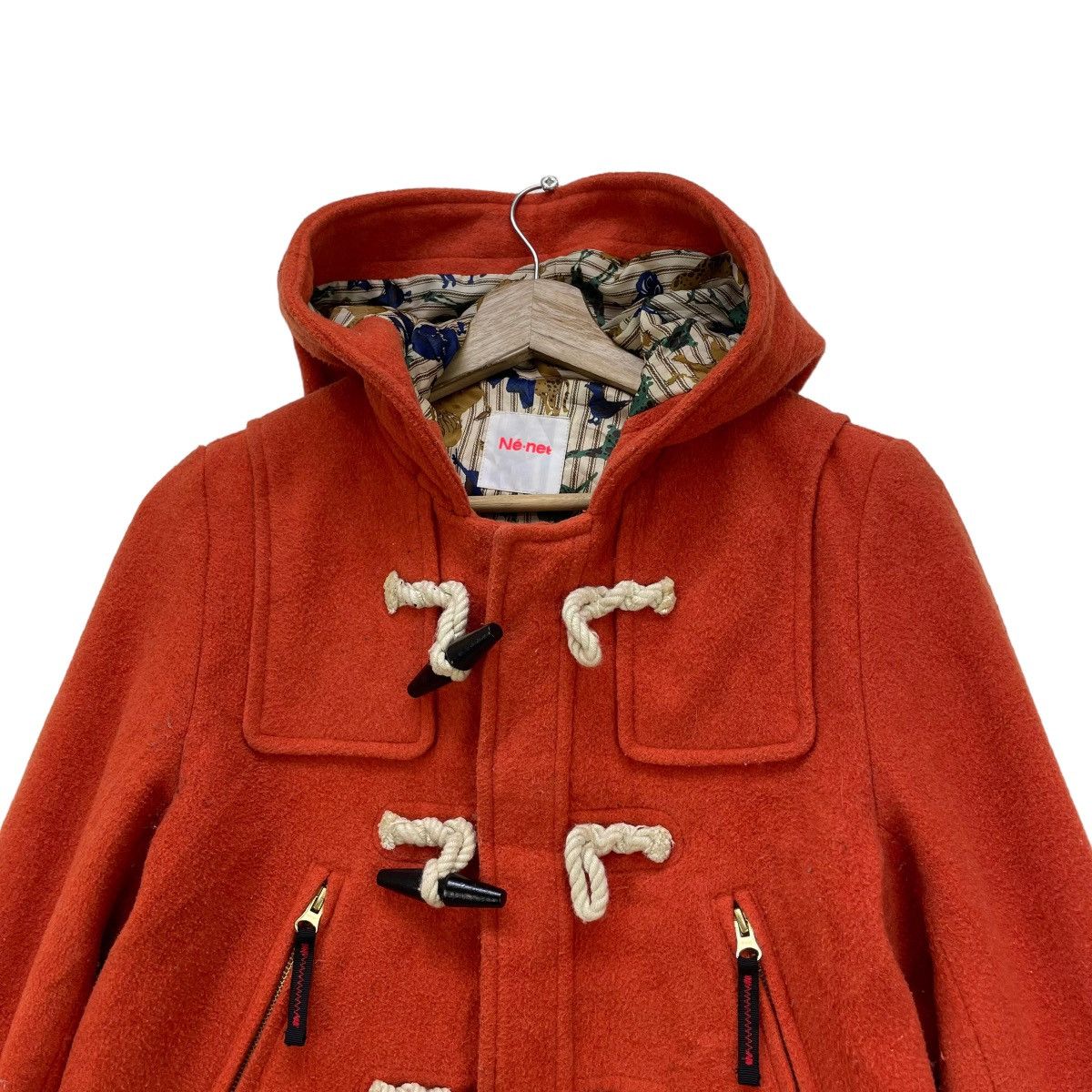 Designer × Issey Miyake × Ne-Net 💥Isey Miayake Ne Net Duffle Fish Tail Jacket Size US S / EU 44-46 / 1 - 4 Thumbnail