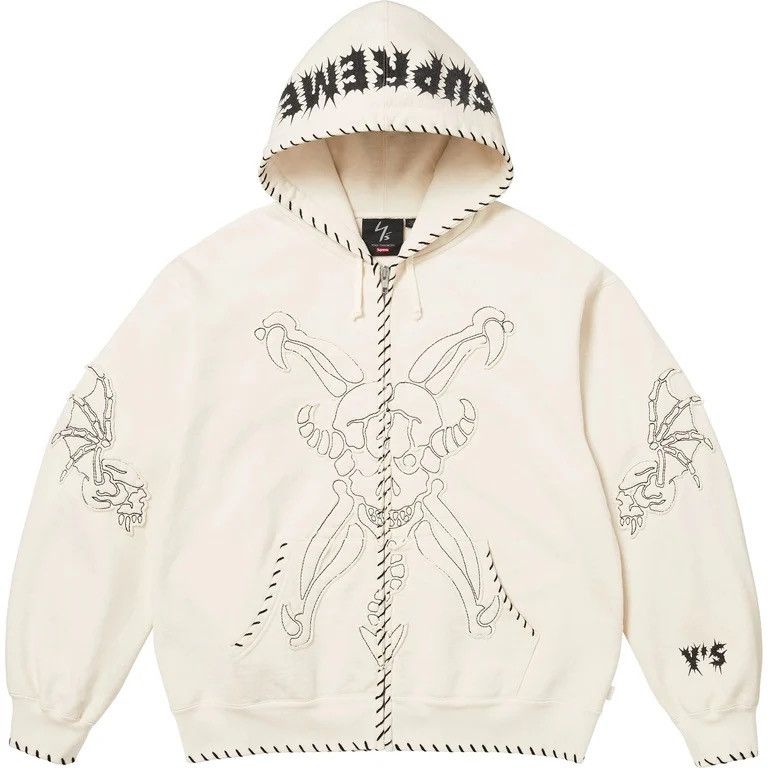 Supreme Supreme divine zip up hoodie | Grailed
