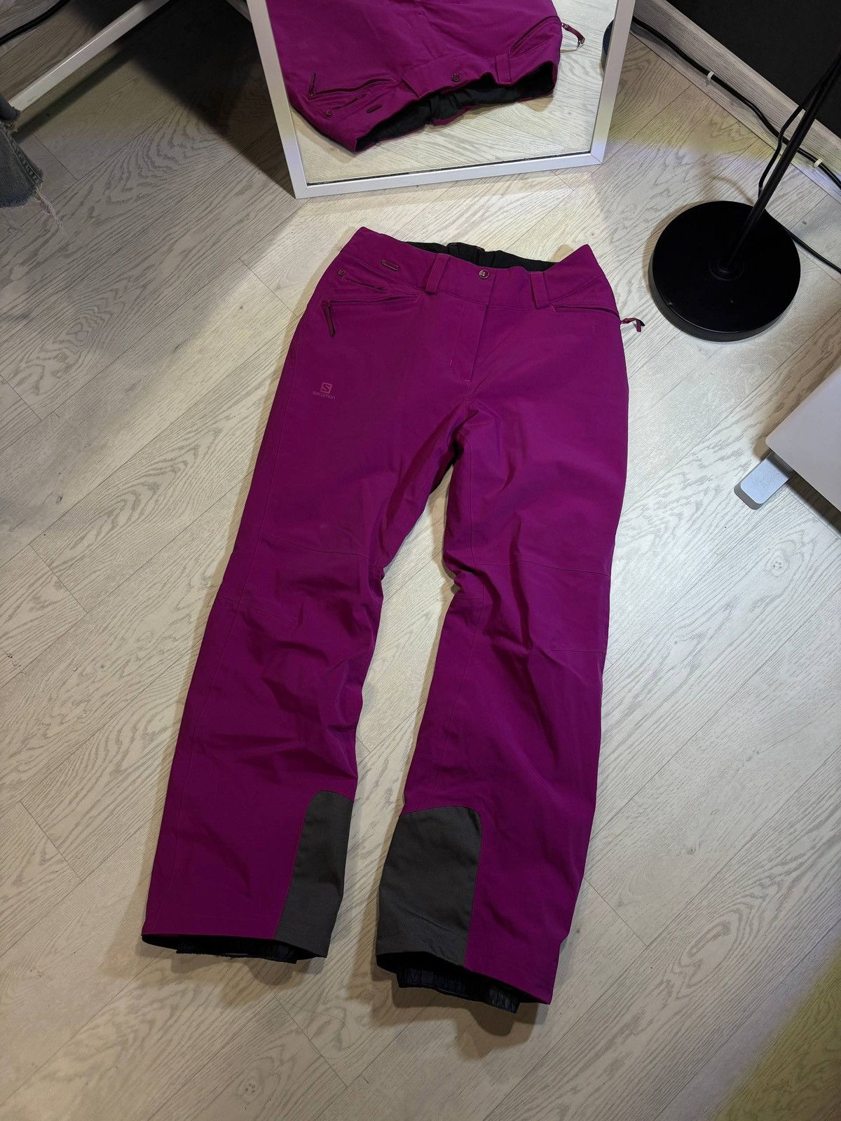 Salomon Women’s Salomon ski pants Size:L Size 34" / US 12 / IT 48 - 3 Thumbnail
