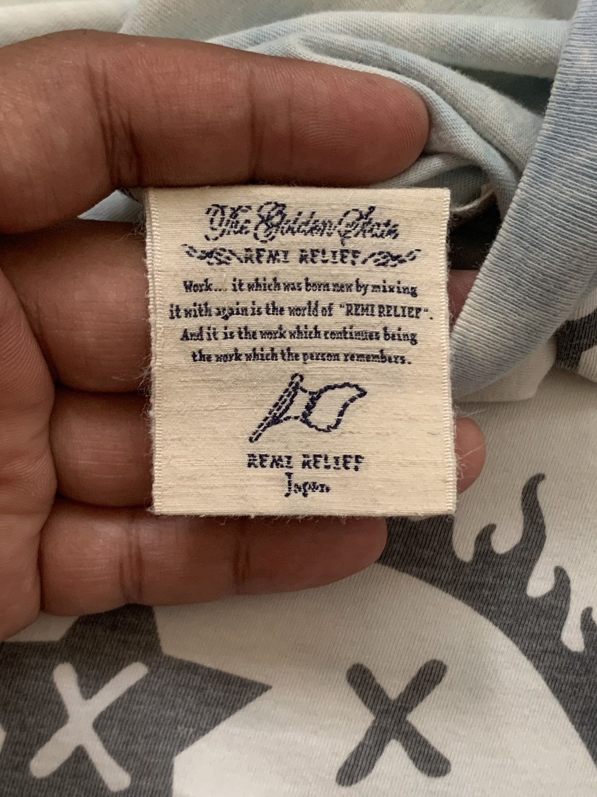 Remi Relief Remi relief new york city Like Nirvana face Cropped tee Size ONE SIZE - 4 Thumbnail