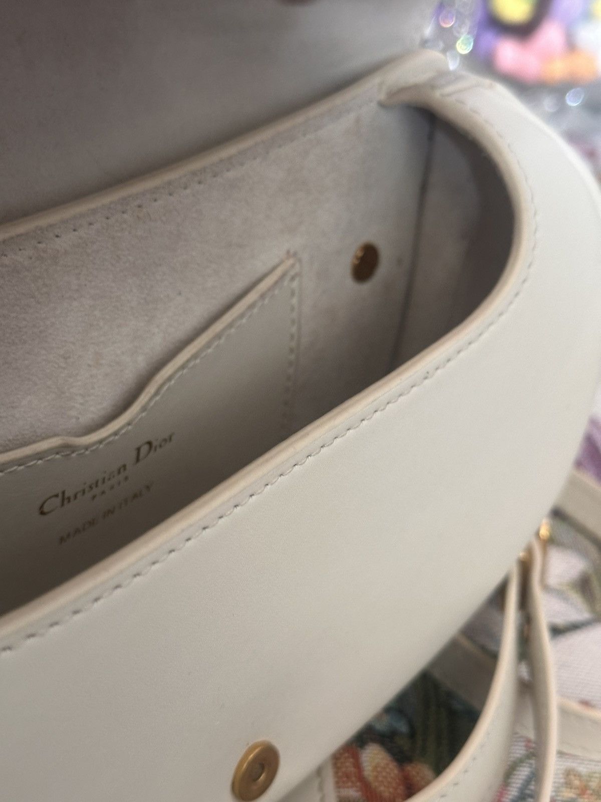 Christian Dior Monsieur Christian Dior Bobby East-West Bag - Latte Box Calfskin Size ONE SIZE - 11 Thumbnail
