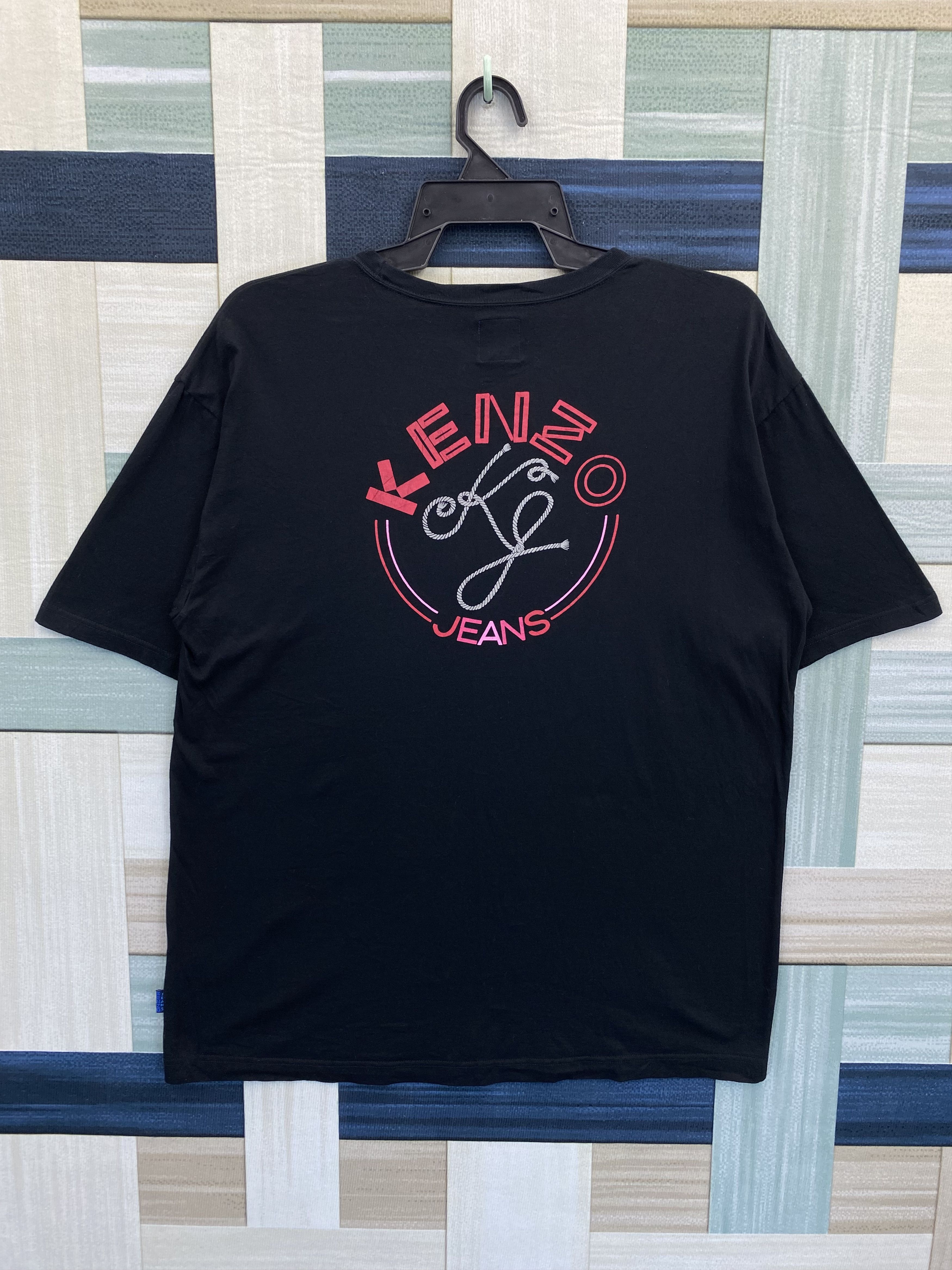Kenzo Japanese Brand Kenzo Jeans Backhit T-Shirt Size US L / EU 52-54 / 3 - 1 Thumbnail