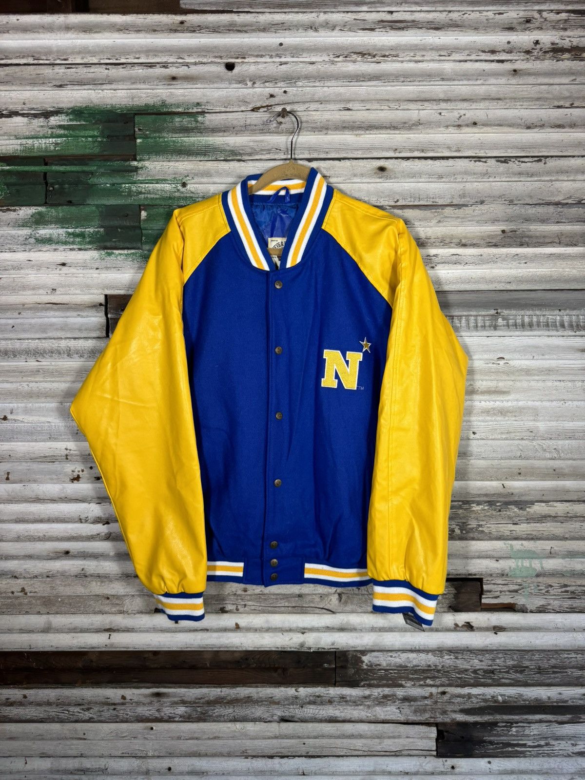 Steve And Barrys × Vintage Vintage Navy Jacket Size US XL / EU 56 / 4 - 1 Thumbnail