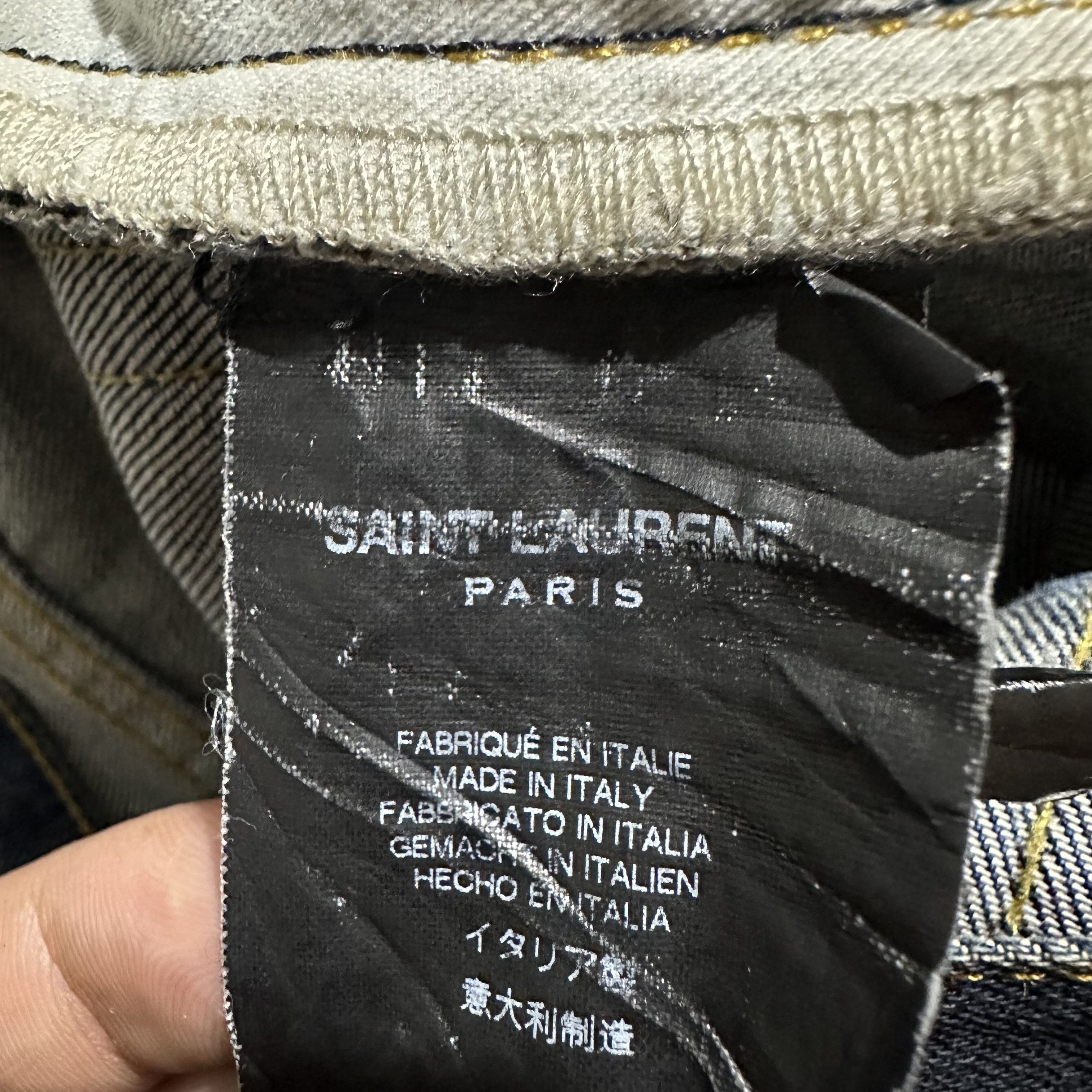 Saint Laurent Paris Saint Laurent Denim Pants Size US 28 / EU 44 - 13 Thumbnail
