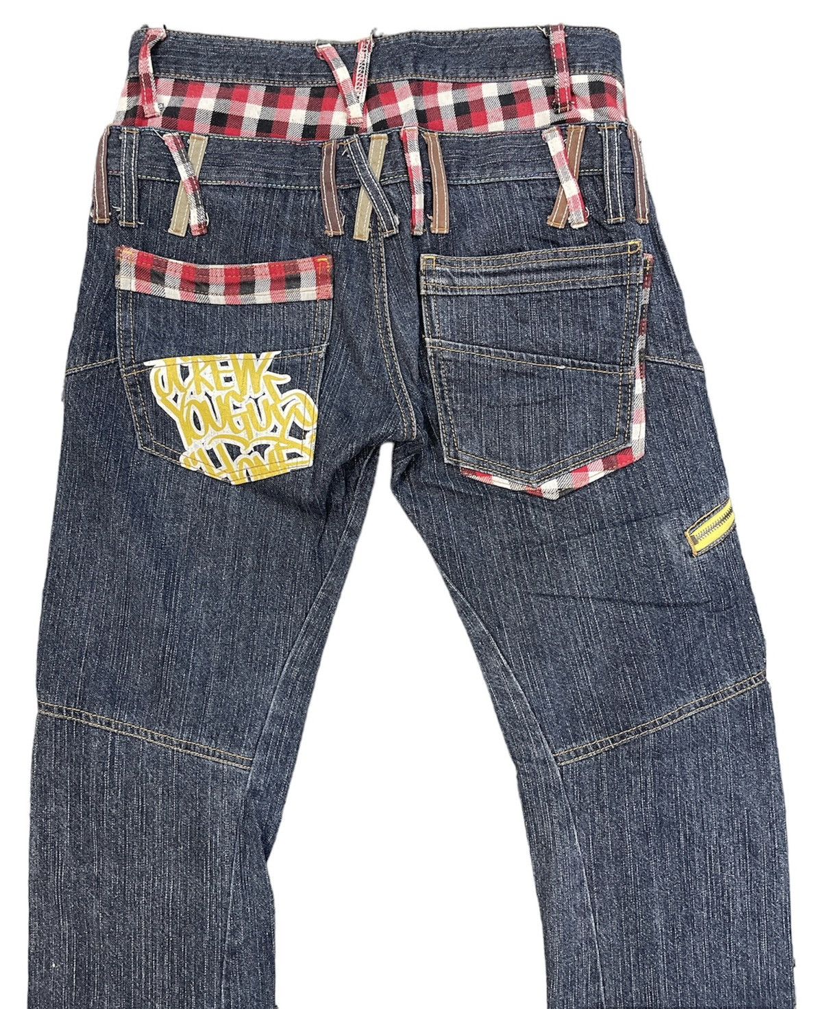 Japanese Brand VINTAGE🔥🔥DOUBLE WAIST RARE ANTFUI PUNK STYLE SIZE 29X30 Size US 29 - 8 Thumbnail