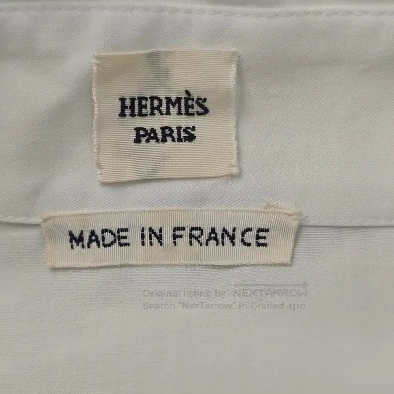 Hermes Hermes White Embroidered War Horse Shirt Size XS / US 0-2 / IT 36-38 - 5 Thumbnail