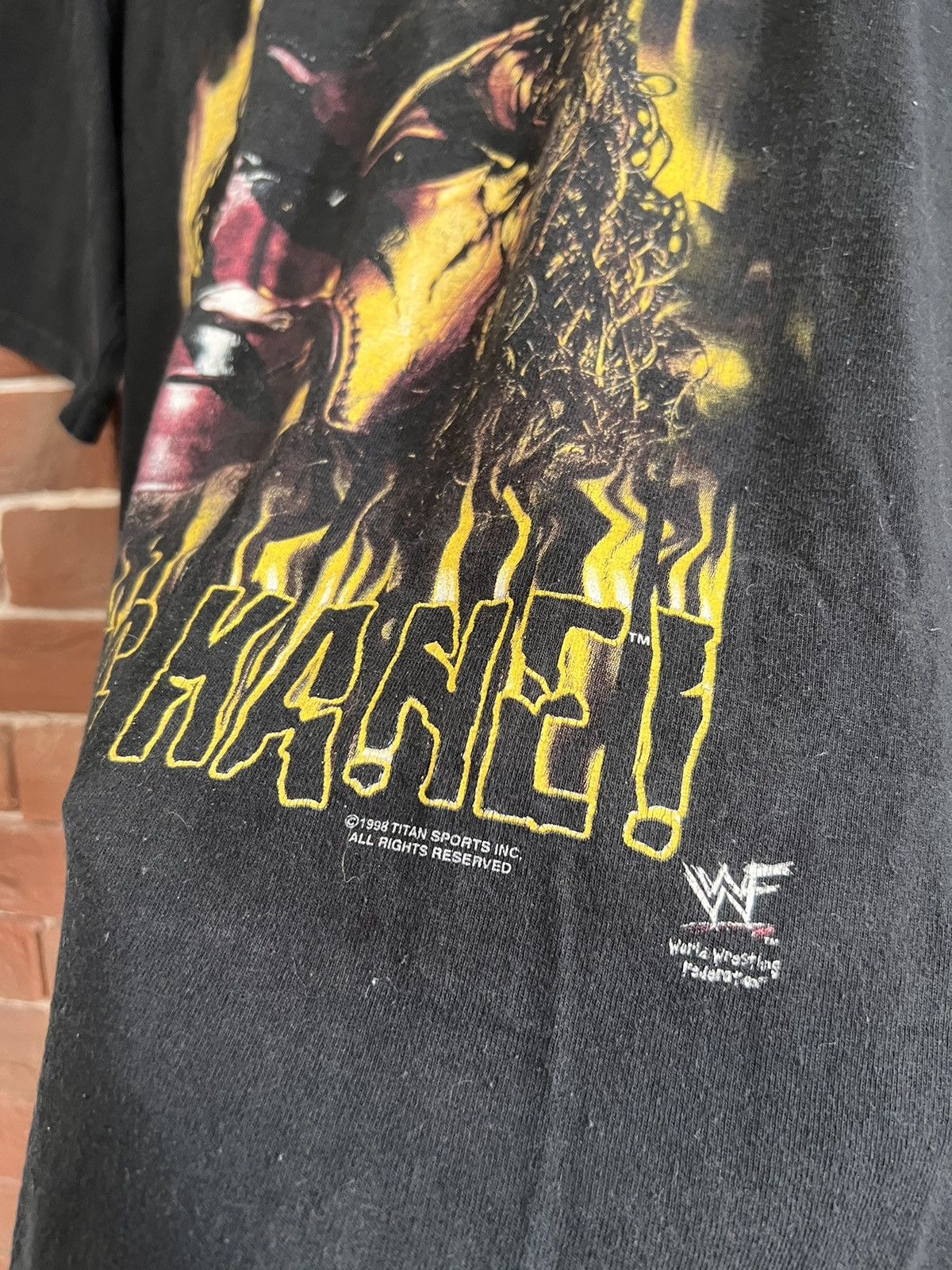 Vintage Vintage 1998 WWE WWF Kane Welcome To Nightmare Vintage Tee Size US XL / EU 56 / 4 - 3 Thumbnail