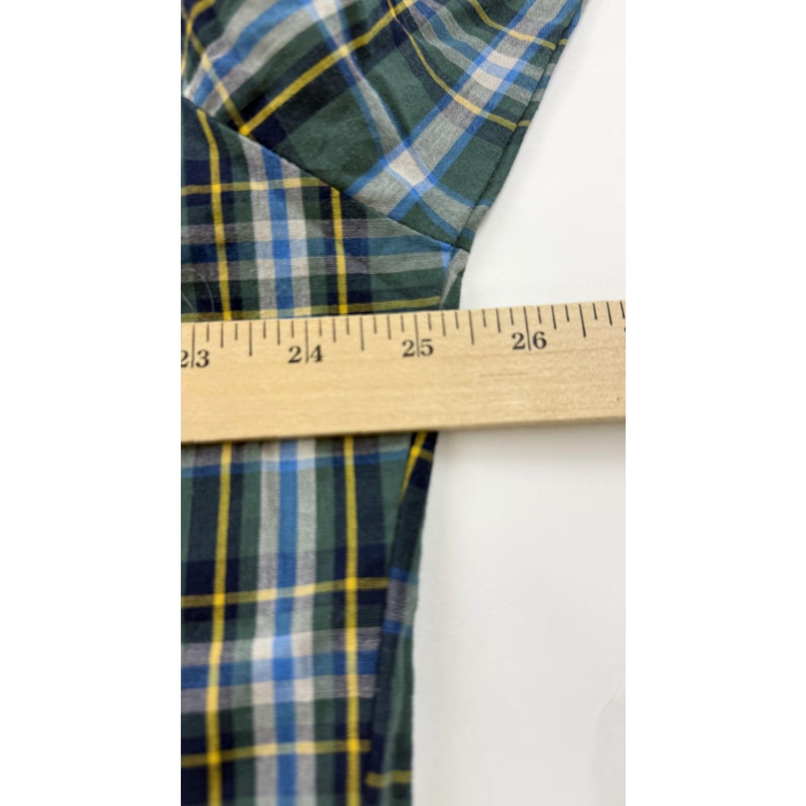 Wrangler VINTAGE Wrangler Shirt Mens XL Green Blue Western Pearl Snap Plaid Size US XL / EU 56 / 4 - 8 Thumbnail