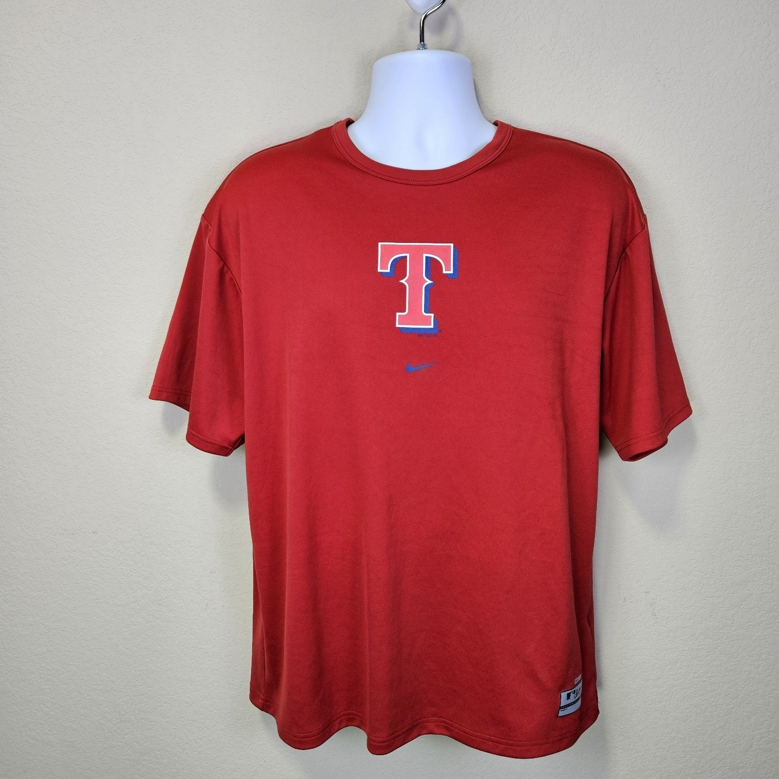 Nike Nike Texas Rangers T-Shirt MLB Y2K Baseball Performance Tee Size US M / EU 48-50 / 2 - 1 Thumbnail