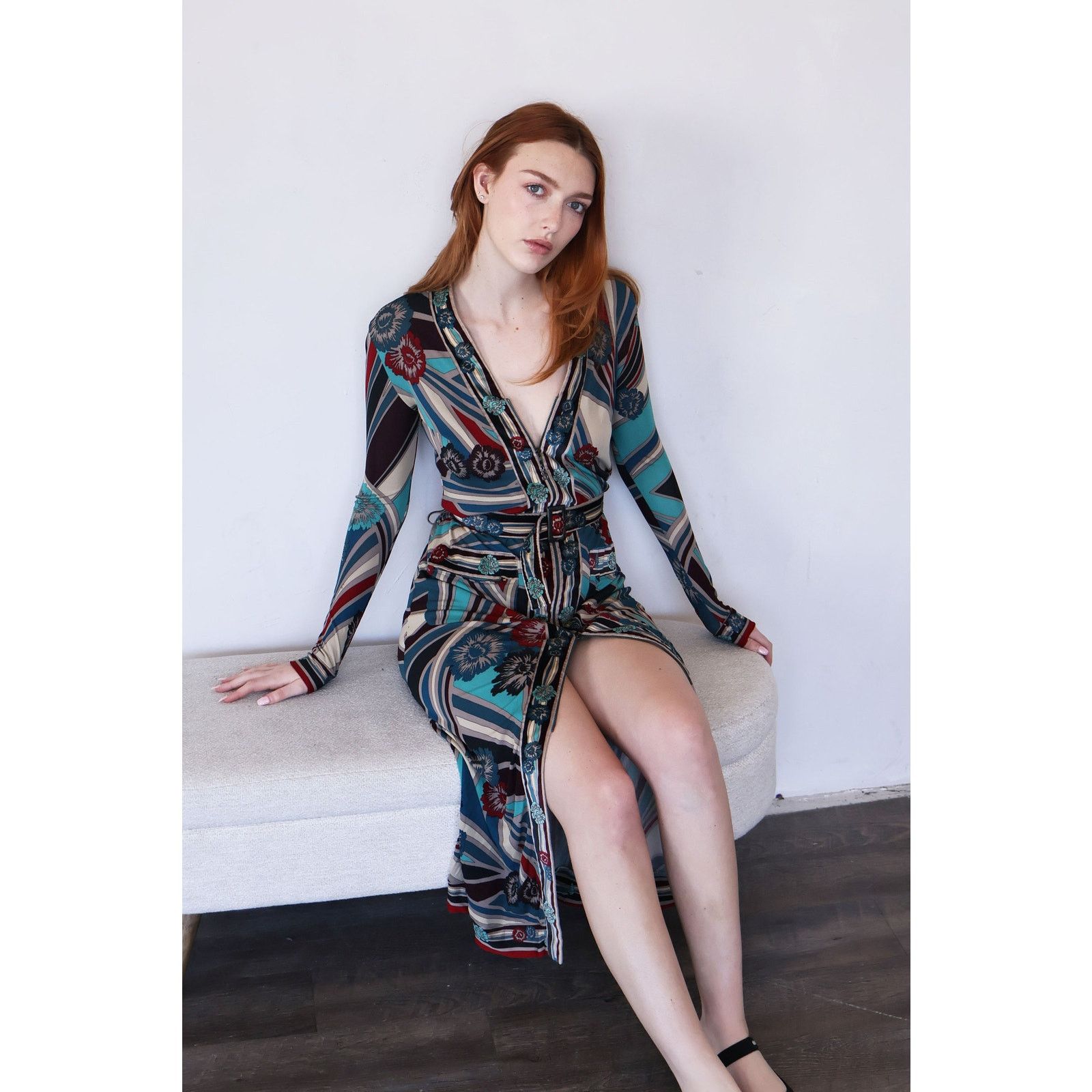 Jean Paul Gaultier Vintage Jean Paul Gaultier 1990s Floral Print Maxi Size XS / US 0-2 / IT 36-38 - 2 Thumbnail