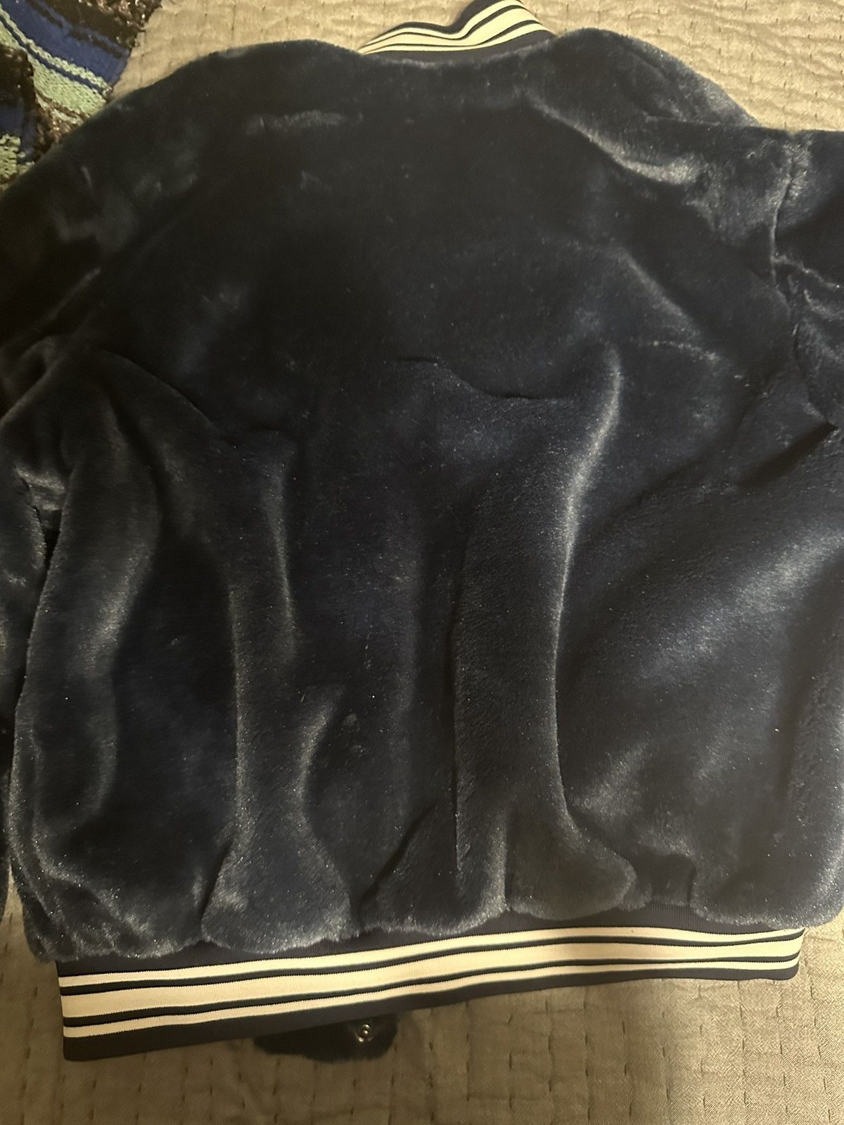 Golf Wang Golfwang Script Fur Baseball Jacket Size US L / EU 52-54 / 3 - 4 Thumbnail