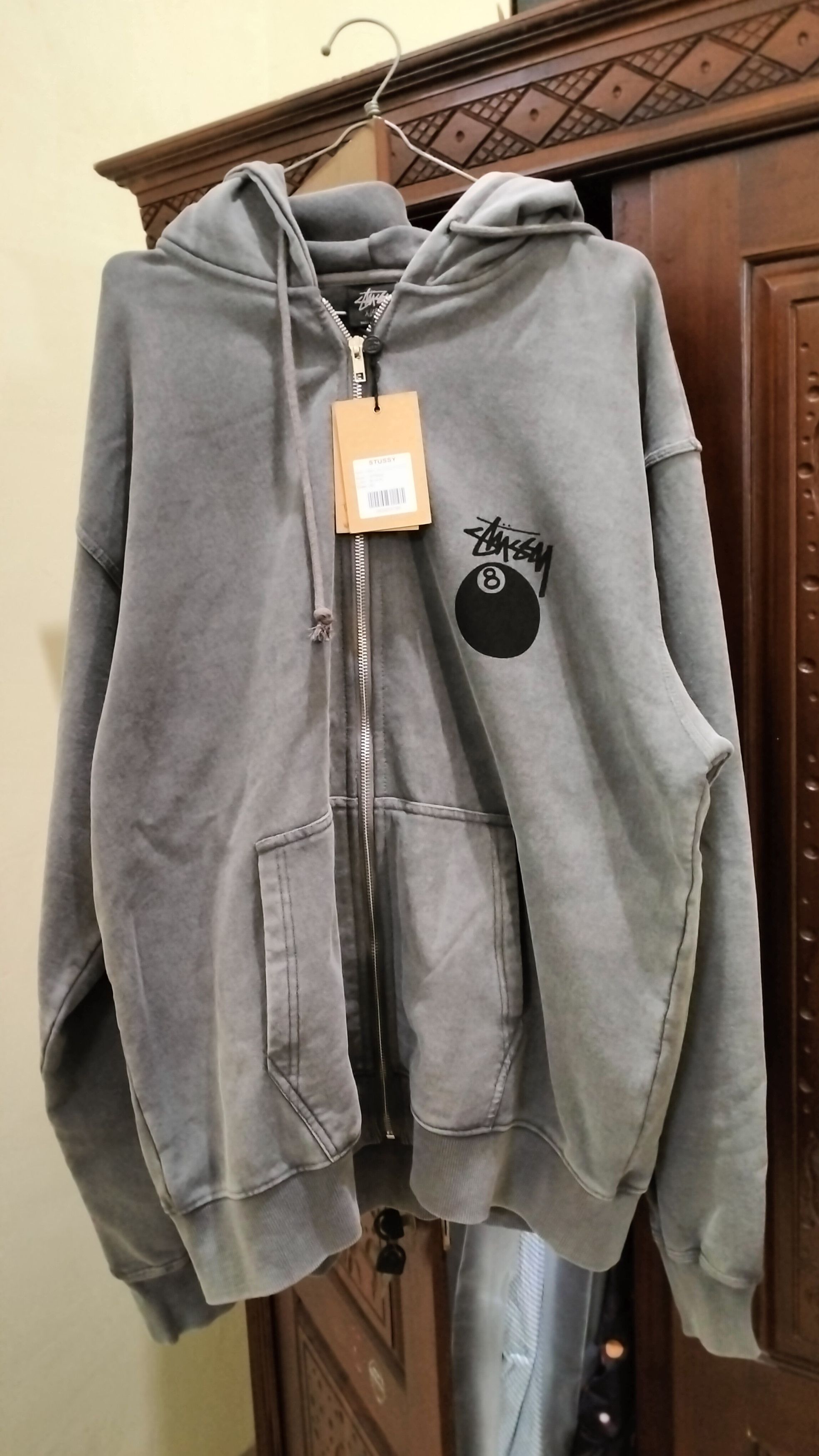 Stussy Stussy Hoodie Zipper 8 Ball (BNWT) Size US XL / EU 56 / 4 - 1 Thumbnail