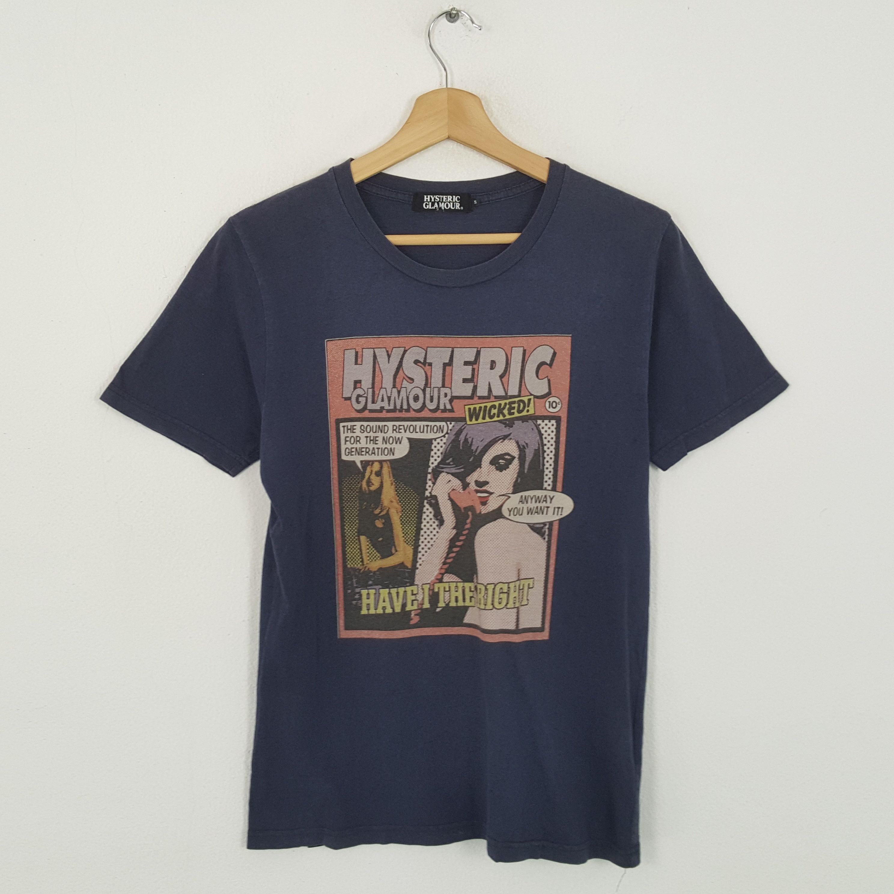 Vintage HYSTERIC GLAMOUR Japanese Fashion Brand T-Shirts