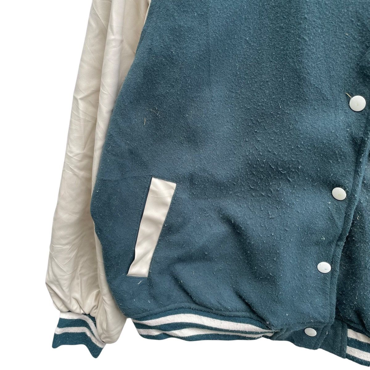 Japanese Brand Japanese Brand 2Pink Green Varsity Jacket Size US M / EU 48-50 / 2 - 4 Thumbnail