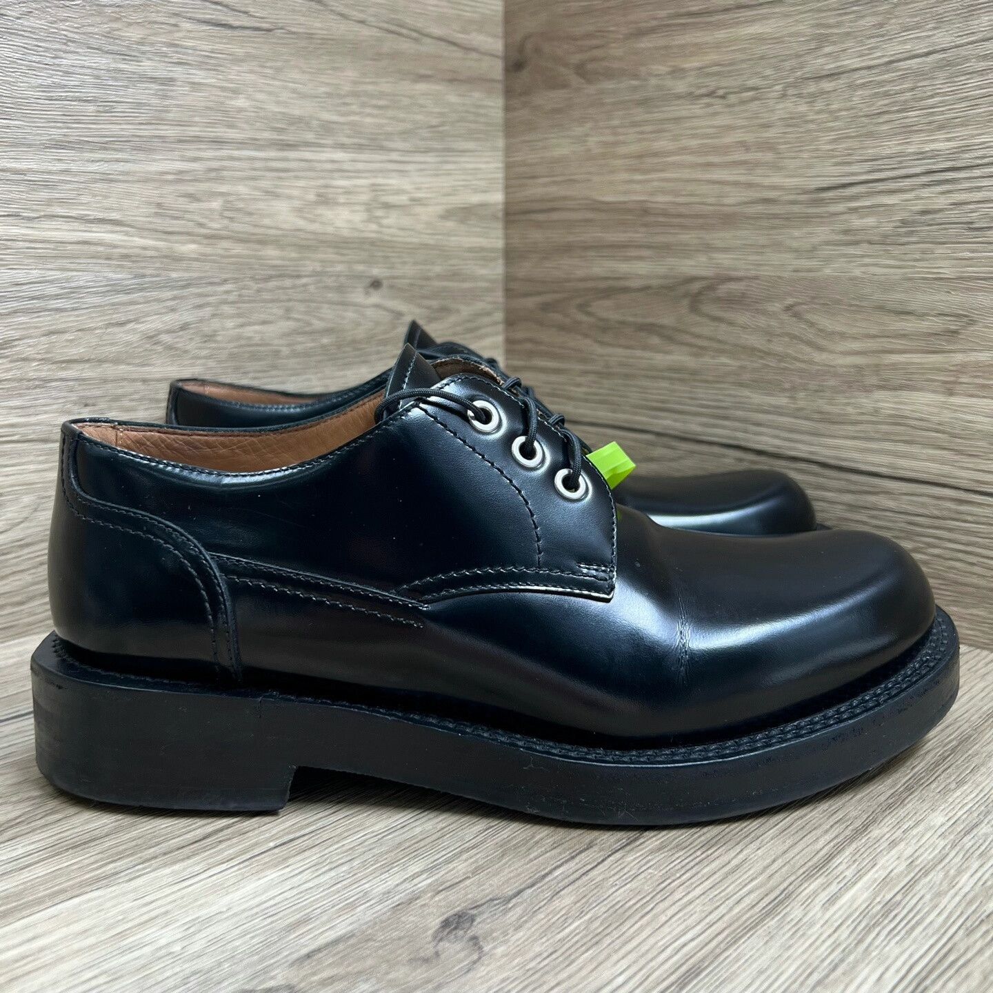 Dior Dior Carlo Black Platform Derby Shoes Size US 8 / EU 41 - 1 Thumbnail