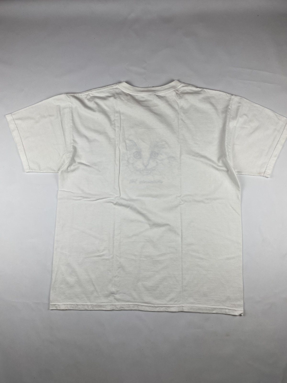 Vintage Vintage White Cat tshirt Size US L / EU 52-54 / 3 - 4 Thumbnail
