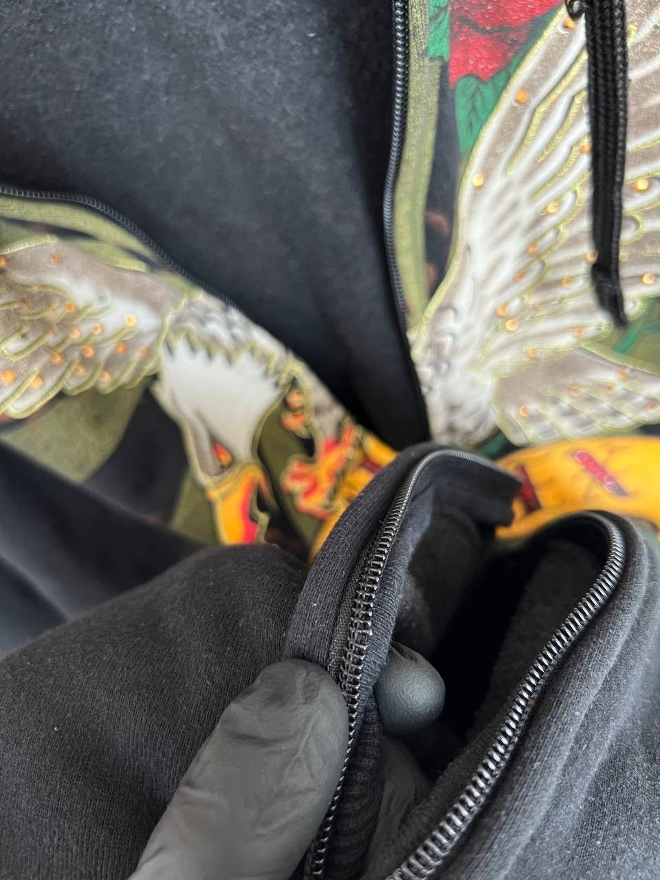 Avirex Avirex Hoodie Mens Size XXL Full Zip Rhinestone Eagle Jacket Size US XL / EU 56 / 4 - 17 Thumbnail