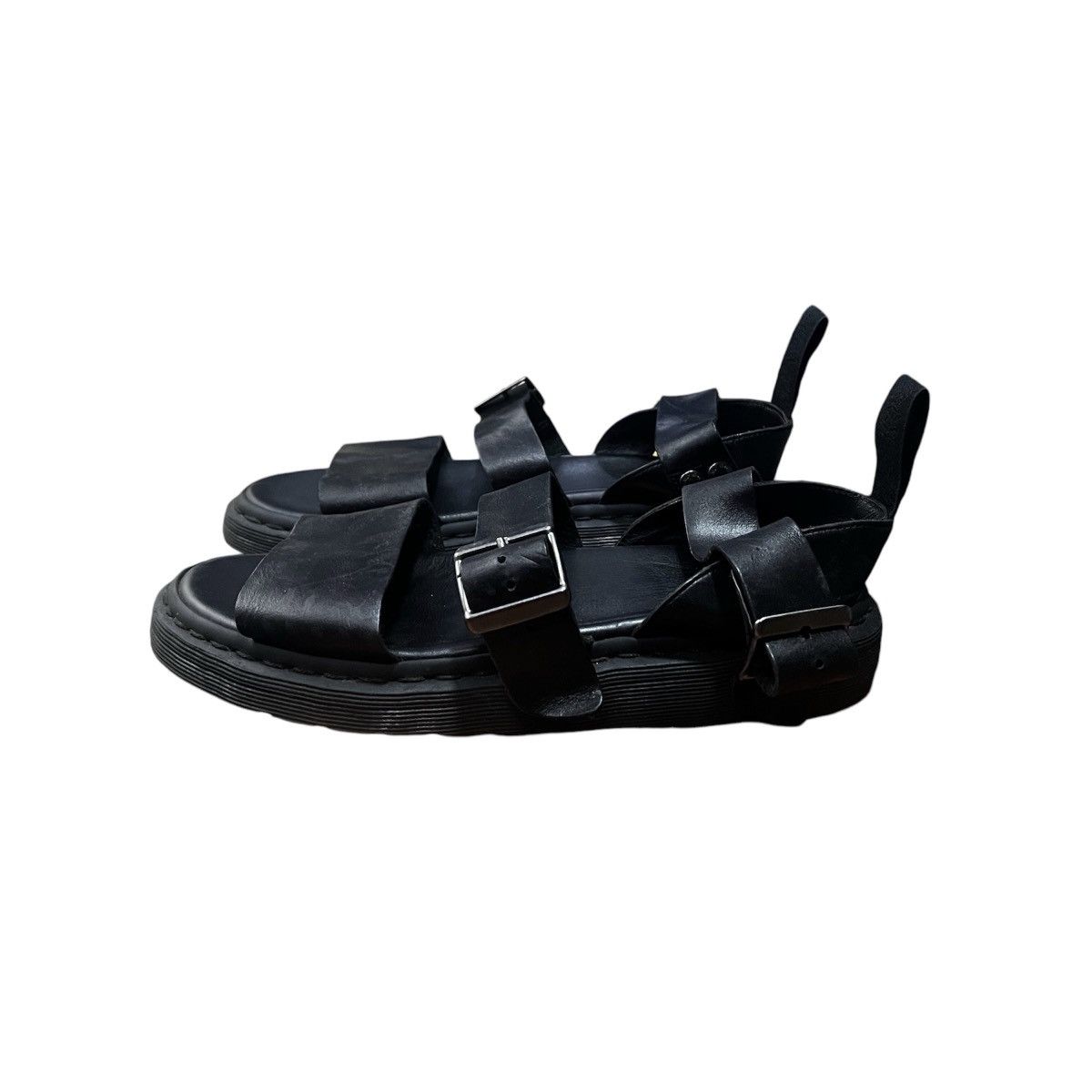 Designer × Dr. Martens × Vintage DR MARTENS AIR WAIR LEATHER SANDAL Size US 9 / EU 42 - 4 Thumbnail