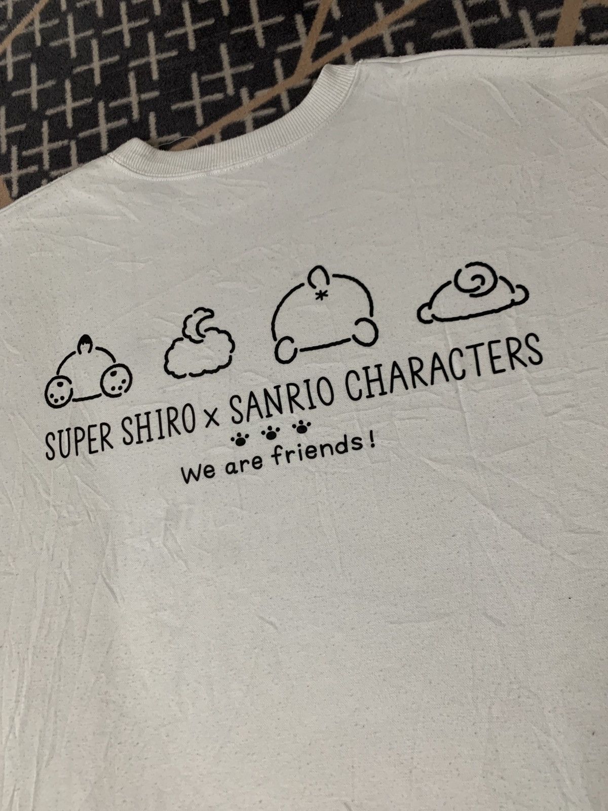 Anime LAST DROP#Super Shiro x Sanrio Characters Sweatshirt Size US XXL / EU 58 / 5 - 8 Thumbnail