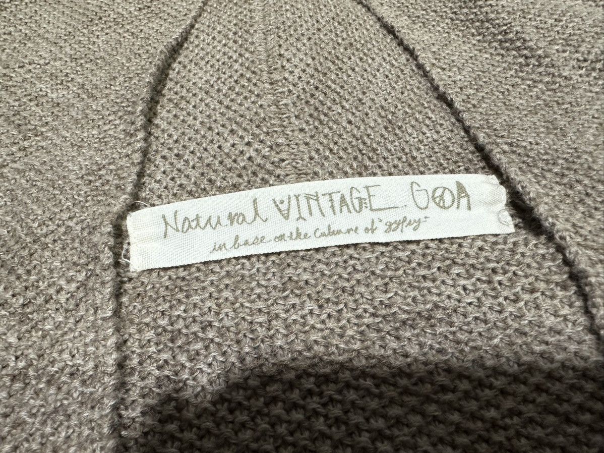 GOA 🔥Y2K Archived Goa Open Knit Cardigan Shawl Collar Size US L / EU 52-54 / 3 - 11 Thumbnail
