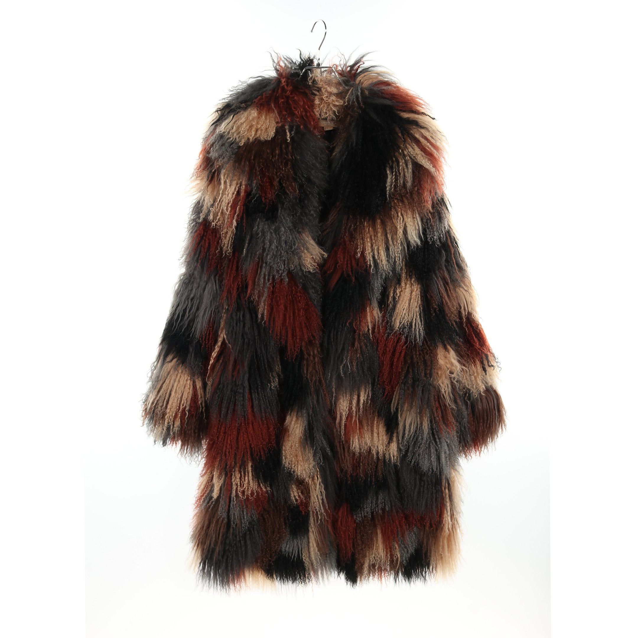 Michael Kors Michael Kors Coat Ramfur Brown Gray Multicolor Size ONE SIZE - 1 Thumbnail