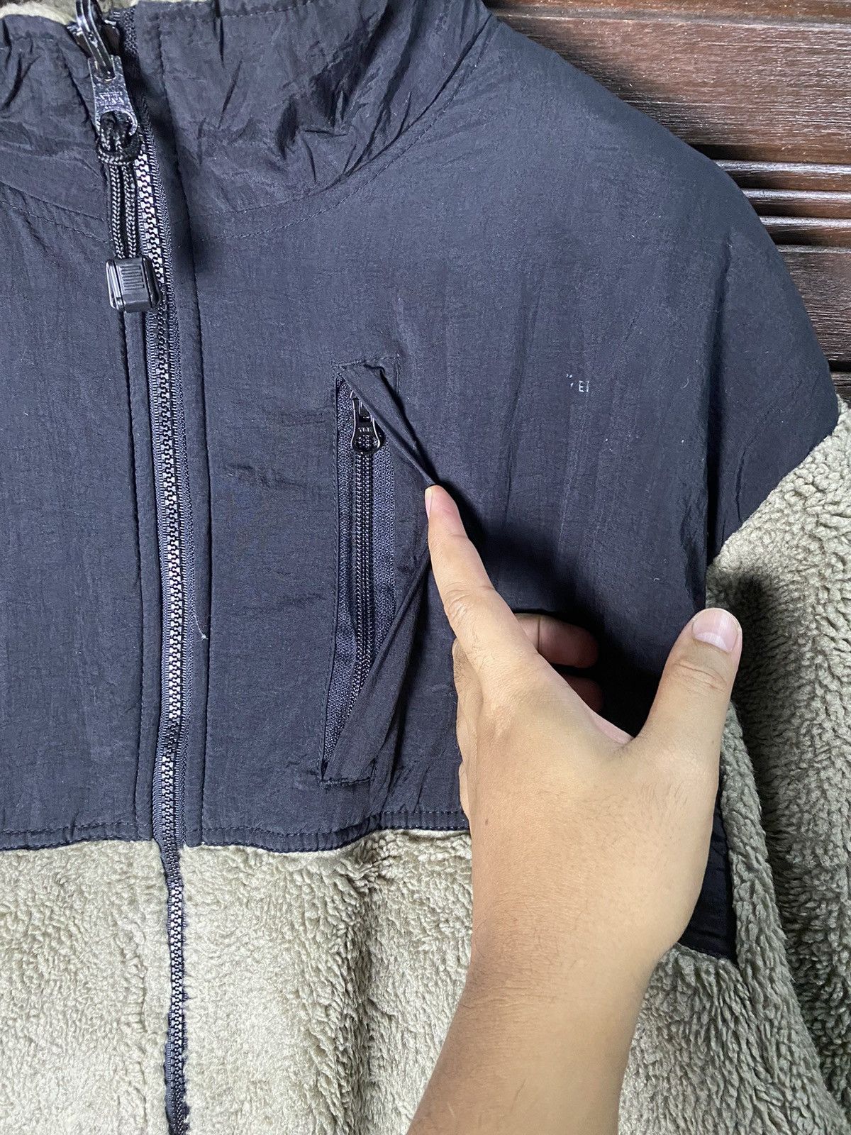 Vintage Gap Reversible Fleece Polyester Zipper Jacket