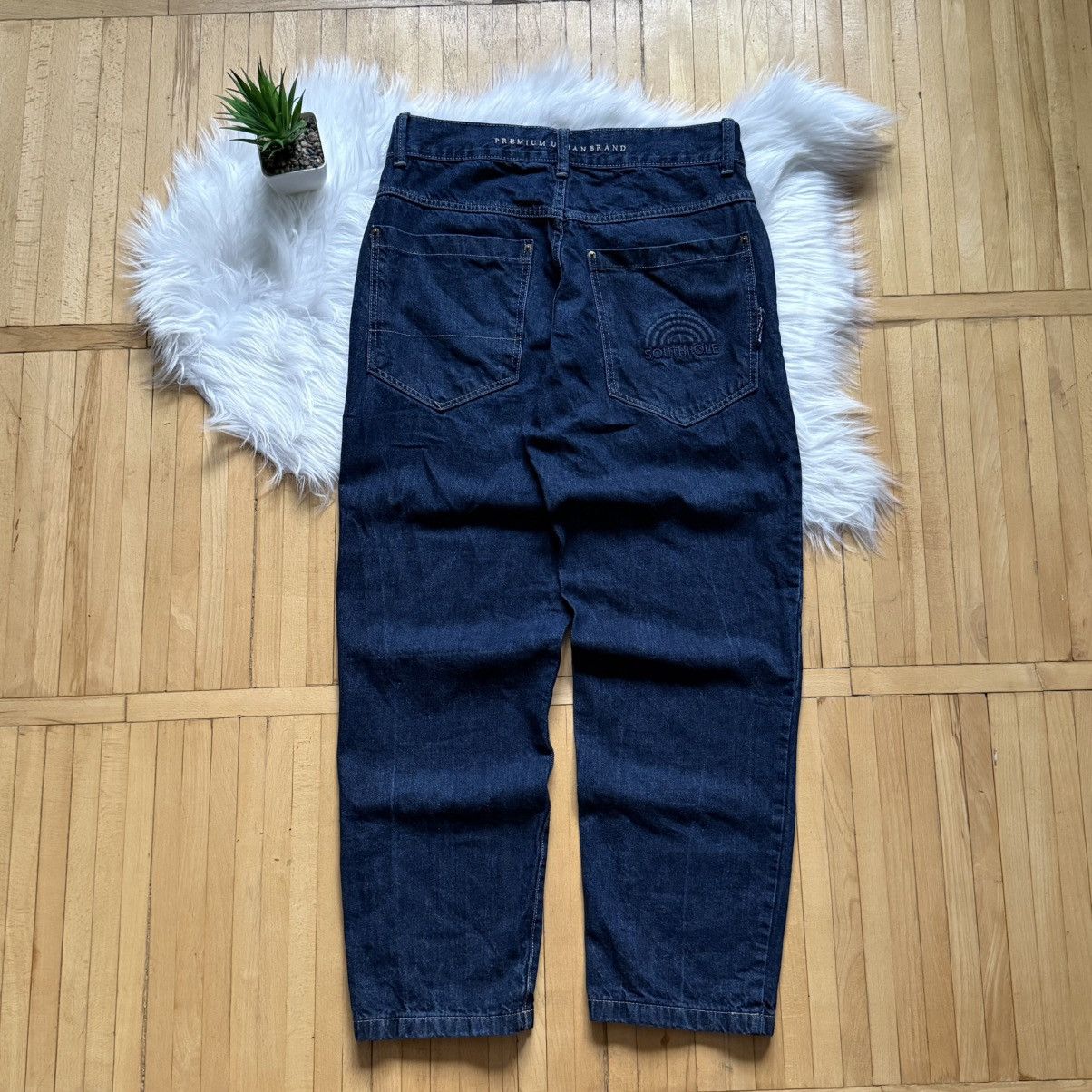 Southpole 📌 Vintage Southpole Rap Embroidered Logo Y2K Jeans Size US 32 / EU 48 - 1 Thumbnail