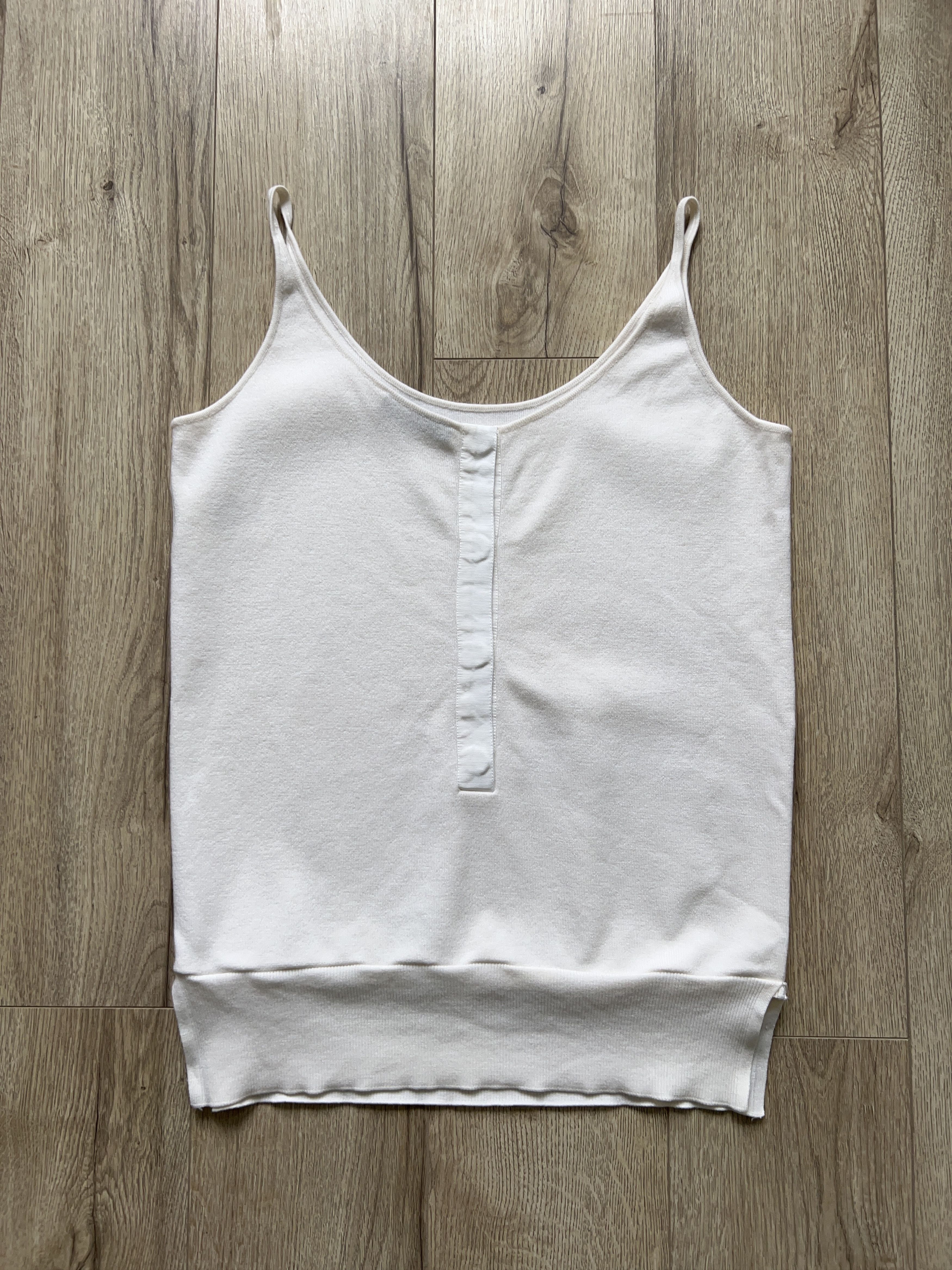 Dior × Vintage Christian Dior Wool Polyamide White Sleeveless Tank Top Size S / US 4 / IT 40 - 8 Thumbnail