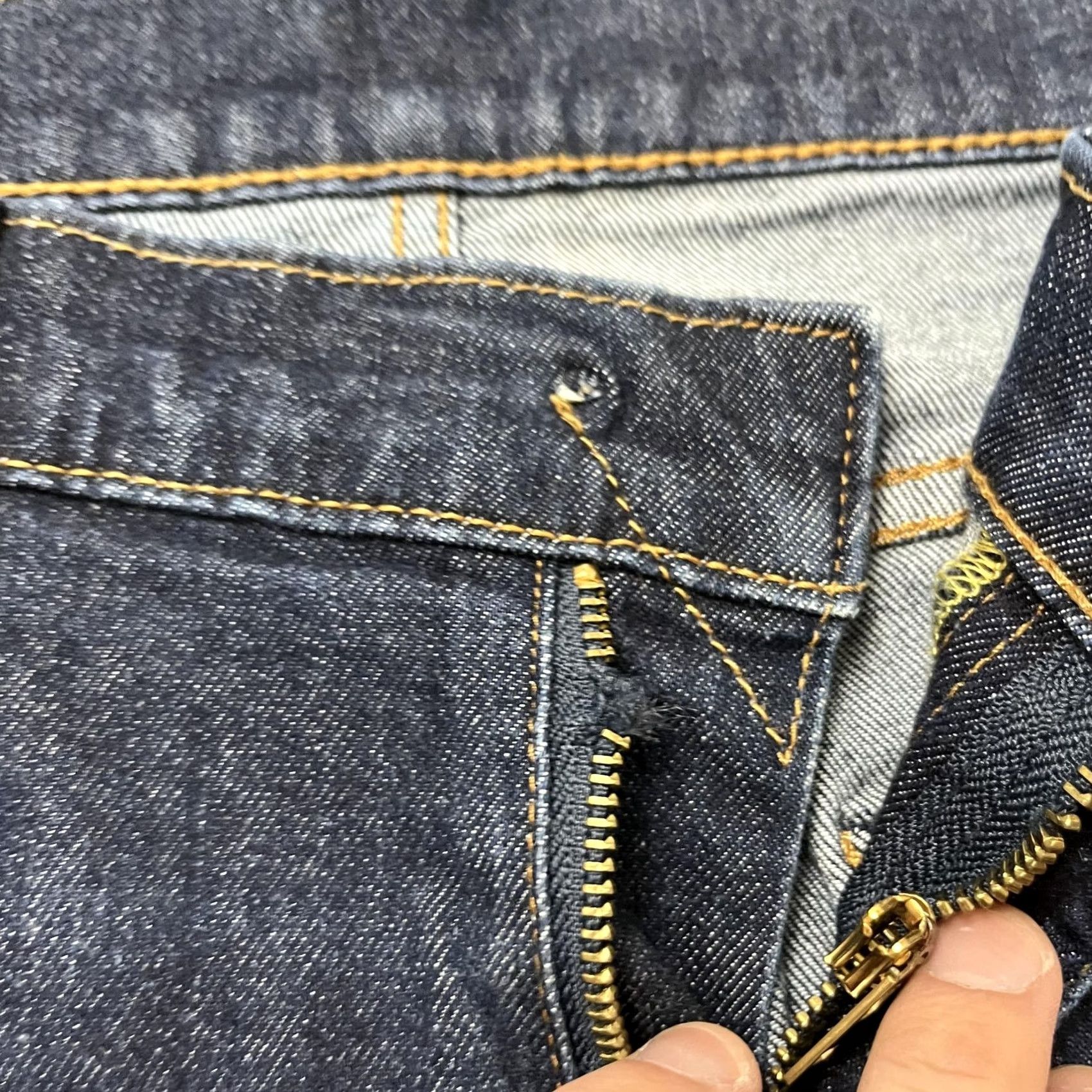 Levi's Levi's Premium Jeans Mens 32x32 Dark Wash Slim Fit Straight Leg Denim Pants Size US 36 / EU 52 - 2 Thumbnail