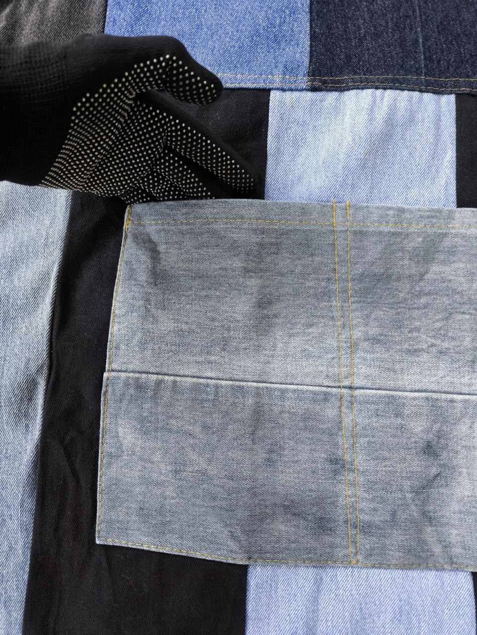 Japanese Brand Japan Brand Denim Patchwork Apron Size ONE SIZE - 6 Thumbnail