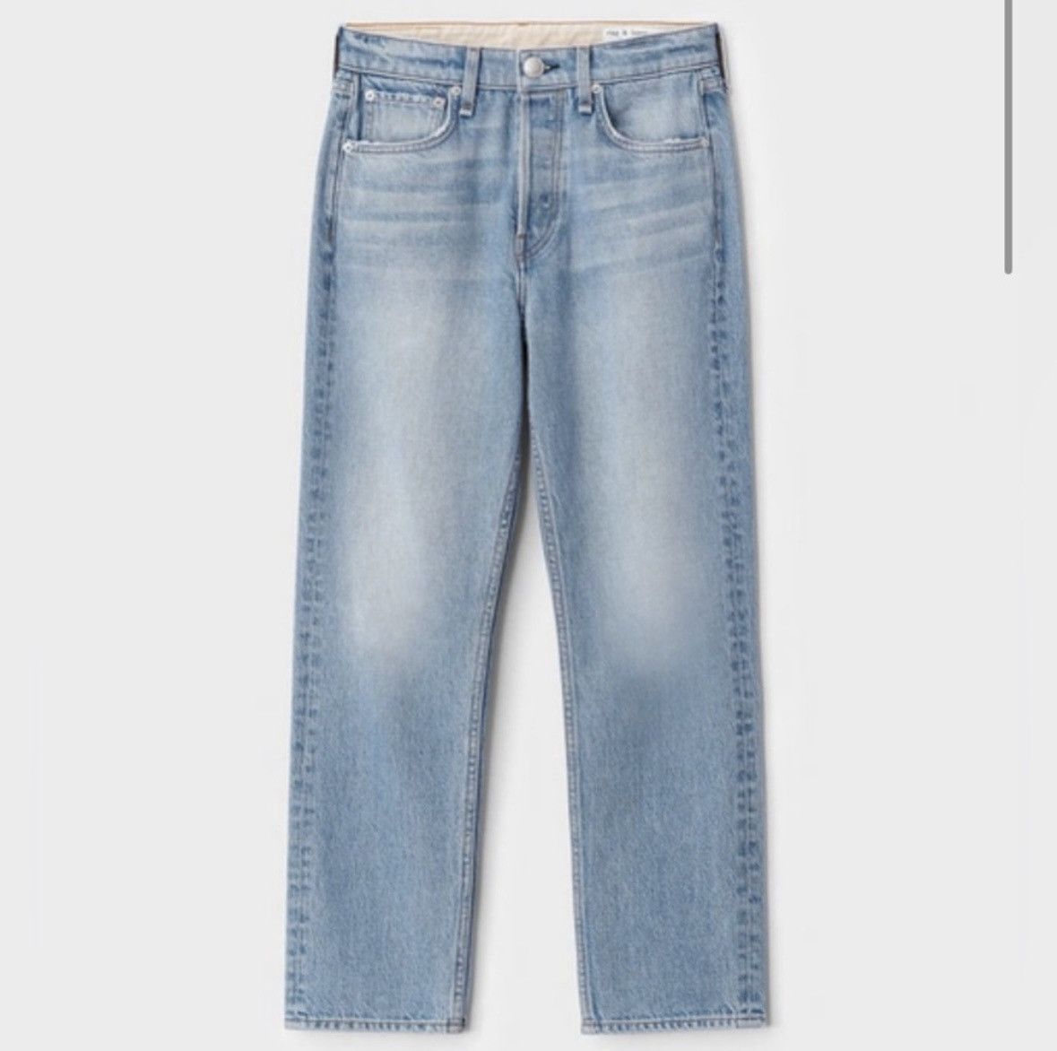 image of Rag Bone Rag & Bone Maya High-Rise Ankle Slim Harper Jeans in Blue, Women's (Size 31)