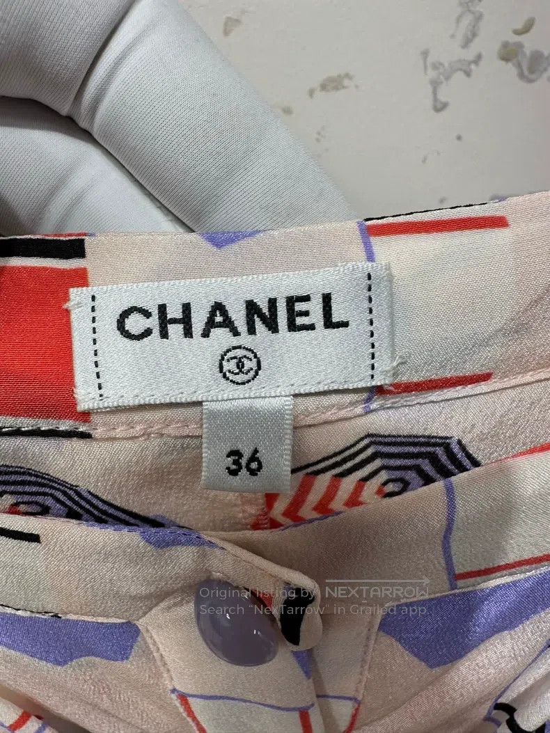 Chanel Chanel Beach series umbrella printed mulberry silk suspend Size XS / US 0-2 / IT 36-38 - 3 Thumbnail