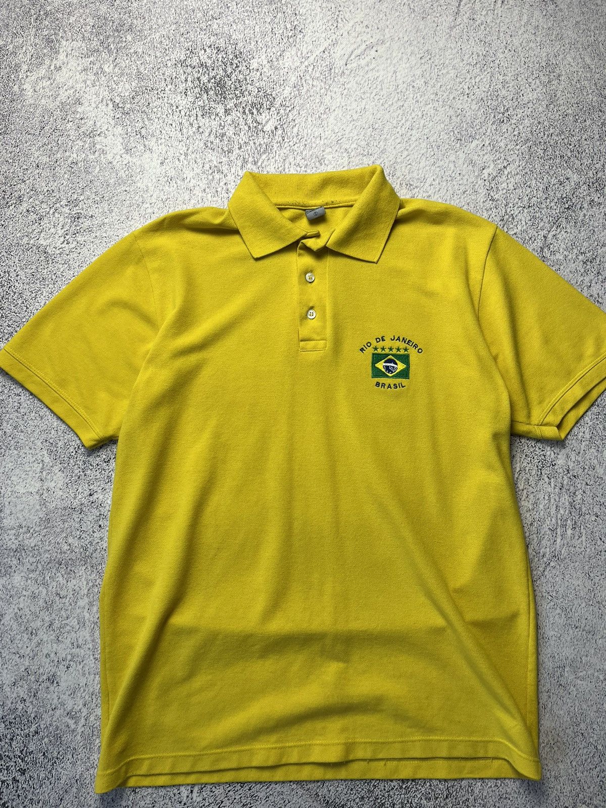 Vintage Vintage Brazil Polo Retro shirt Rare Jersey Size US M / EU 48-50 / 2 - 3 Thumbnail