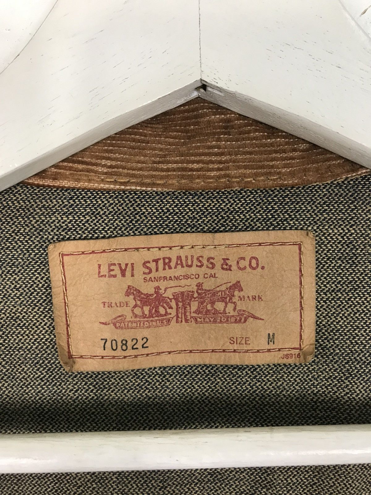 Levi's 💥 VINTAGE LEVIS DYED FLARE CHORE JACKET Size US M / EU 48-50 / 2 - 10 Thumbnail