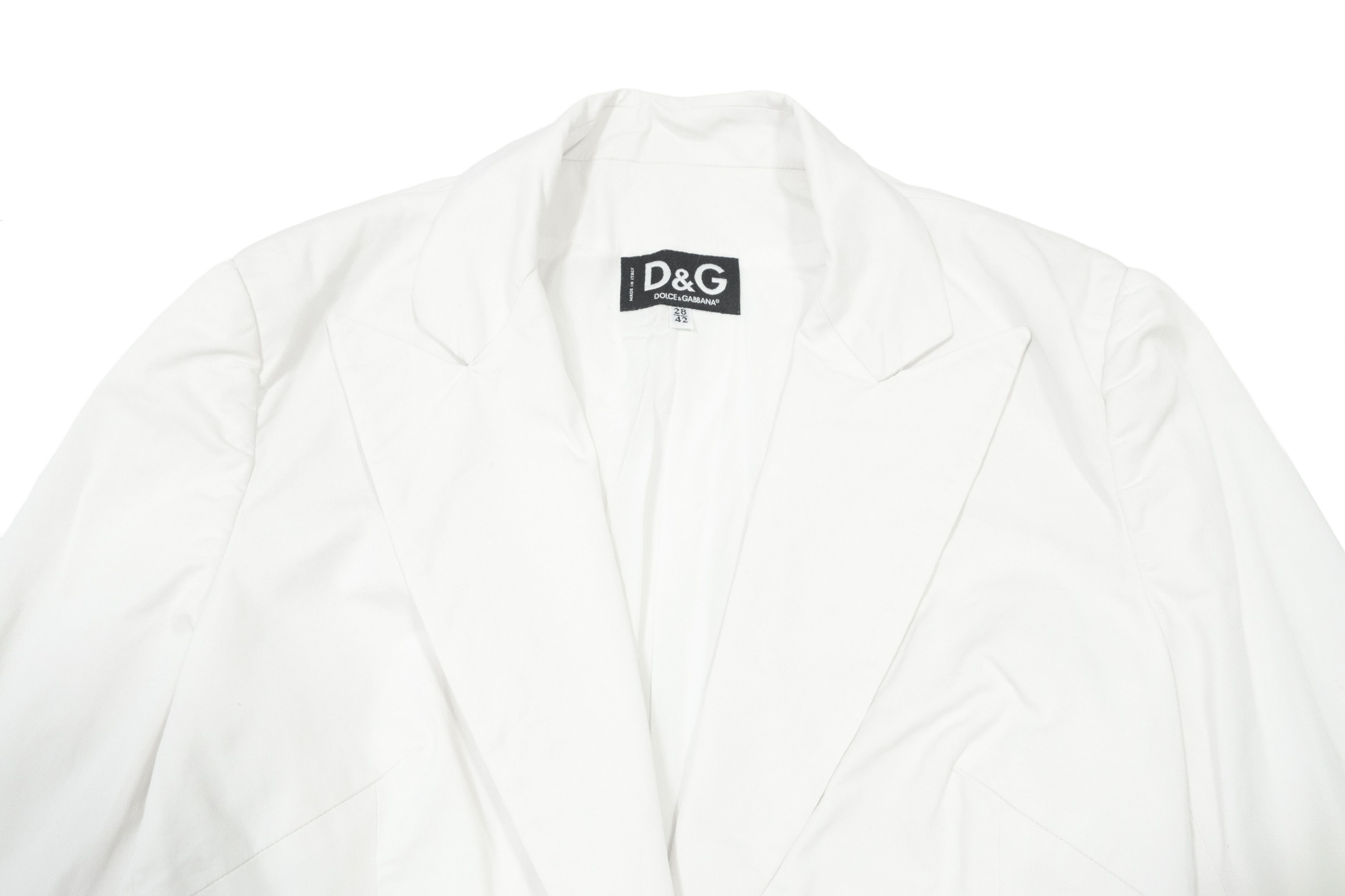 Dolce & Gabbana Short Two-Button Closure Classic Blazer Size M / US 6-8 / IT 42-44 - 3 Thumbnail