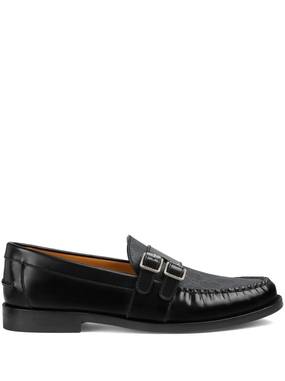 Gucci o1mt1gz0225 Buckle Loafers With GG in Black Size US 11.5 / EU 44-45 - 1 Thumbnail