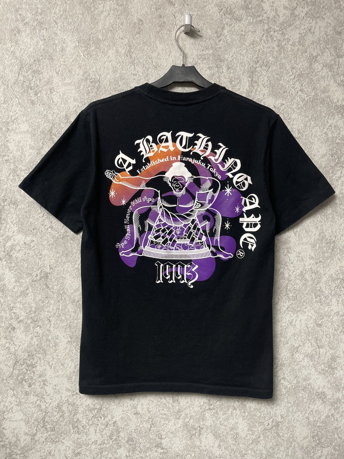 Bape Bape Japan Culture Sumo Black T-Shirt Size US S / EU 44-46 / 1 - 1 Thumbnail