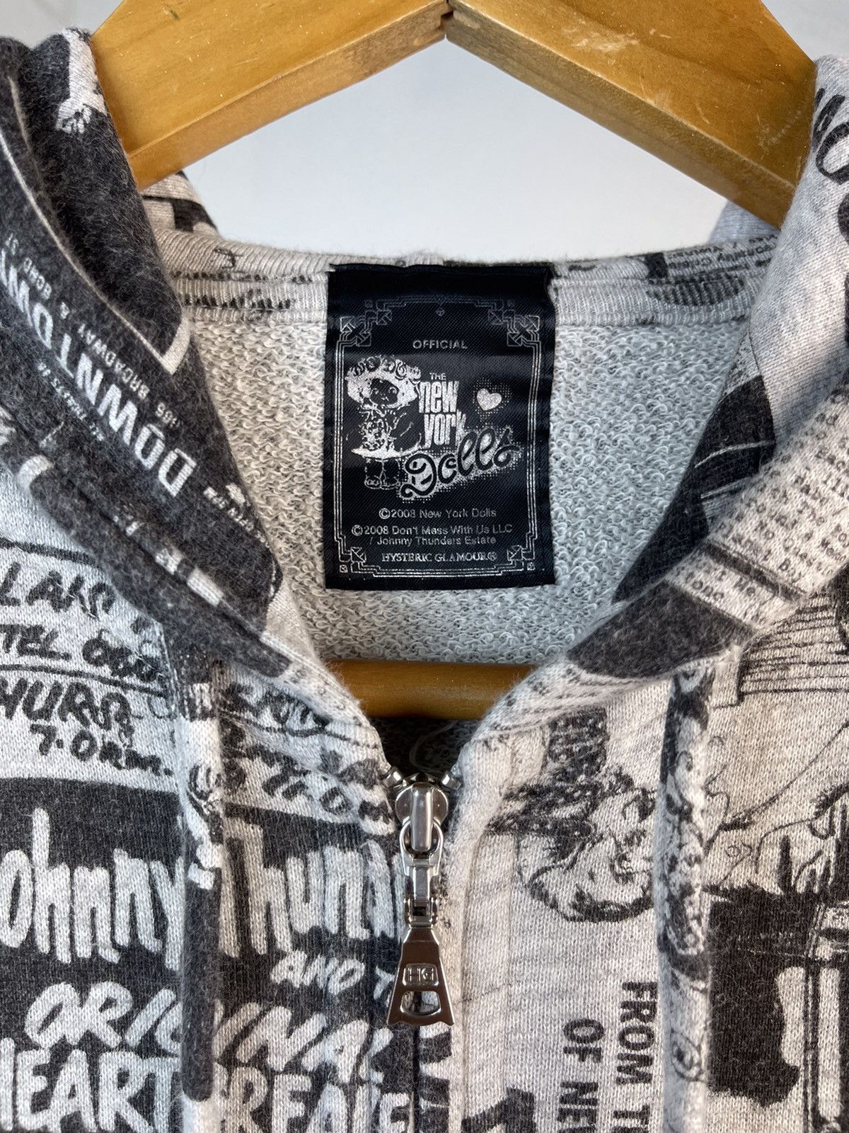 Hysteric Glamour Hysteric Glamour X NewYork Doll Zip Fullprint Hoodie Size US S / EU 44-46 / 1 - 14 Thumbnail