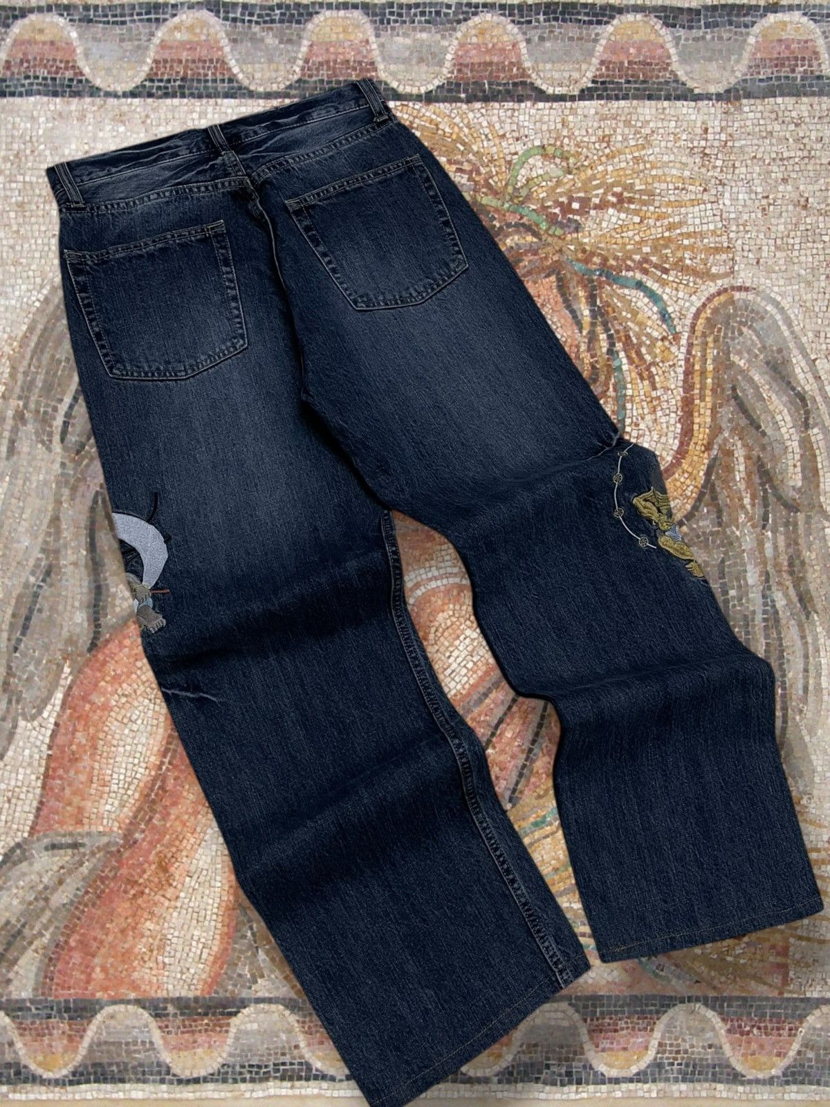 Japanese Brand Vintage Og 90s Japan Designer Karakuri God Traditional Denim Size US 28 / EU 44 - 11 Thumbnail
