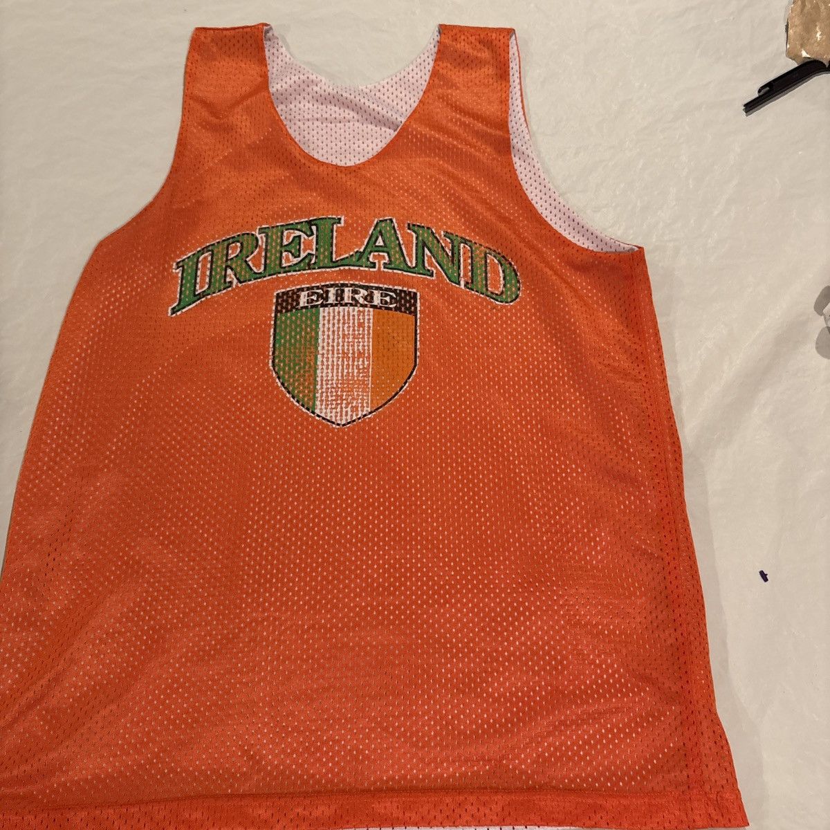 Other Ireland EIRE A4 Mens Basketball Jersey Reversible Large VTG Size US L / EU 52-54 / 3 - 2 Thumbnail