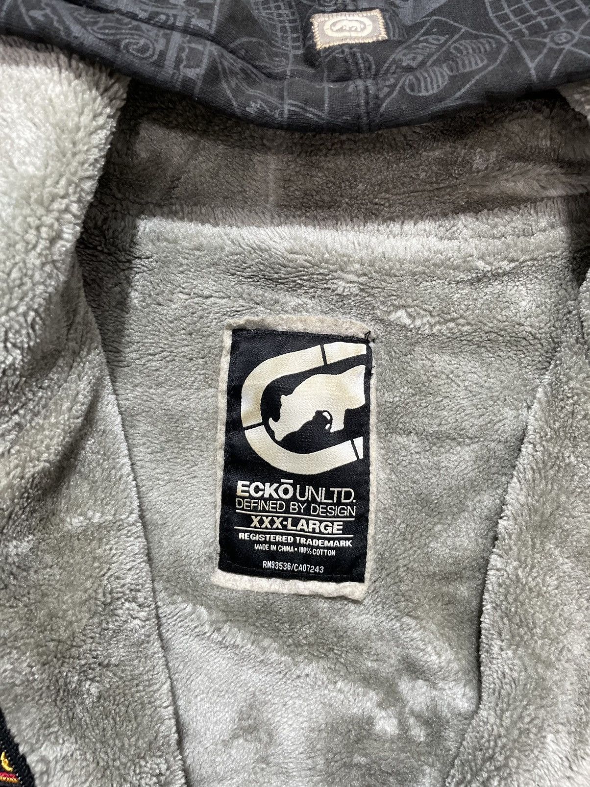 Vintage Grails Vintage echo untld Fleece hoodie Gothic Vkei Opium Size US XXL / EU 58 / 5 - 4 Thumbnail
