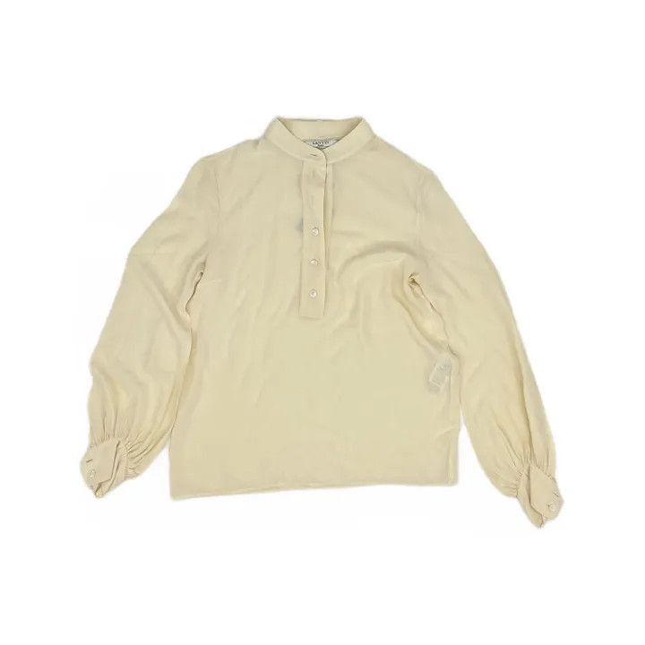 Lanvin Lanvin Casual Solid Long Sleeve Shirt -2507 Size US S / EU 44-46 / 1 - 1 Thumbnail