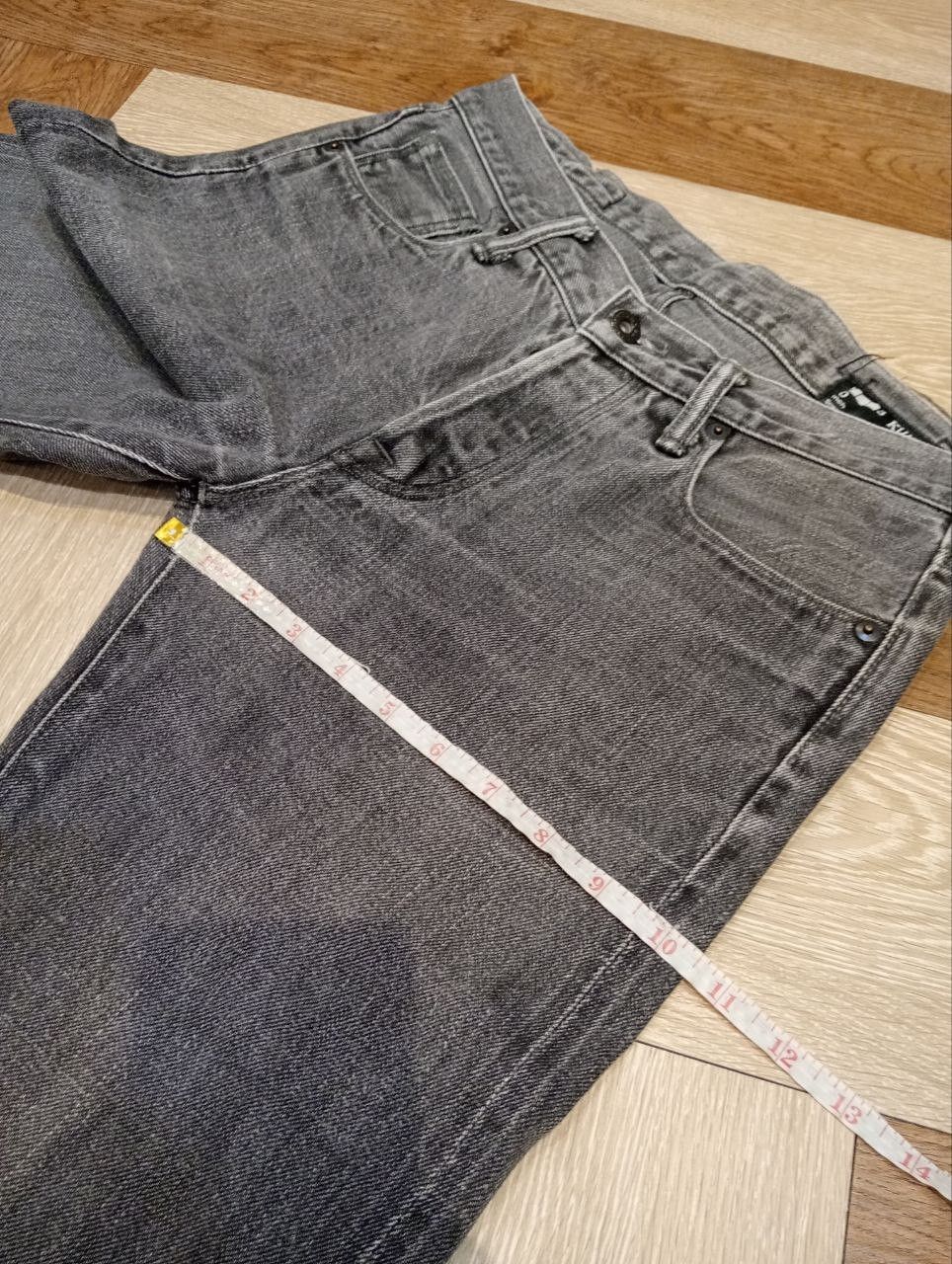 KURO KURO JAPAN GRAPHITE GREY SELVEDGE DENIM PANTS Size US 31 - 19 Thumbnail