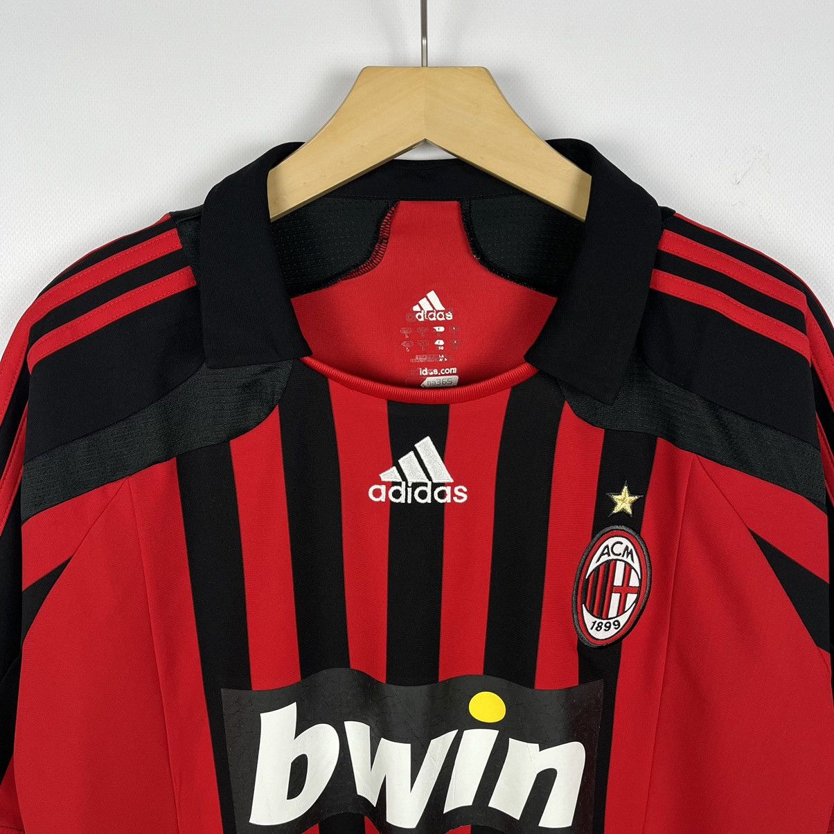 Adidas Vintage Adidas AC Milan BWIN Soccer Jersey Shirt 07/08 Size US L / EU 52-54 / 3 - 2 Thumbnail