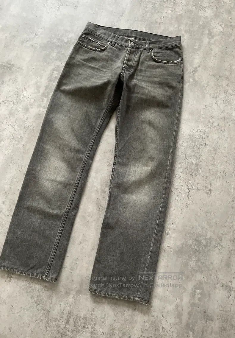 Helmut Lang HELMUT LANG Grey Denim Jeans - Size 31 Size US 31 - 2 Thumbnail