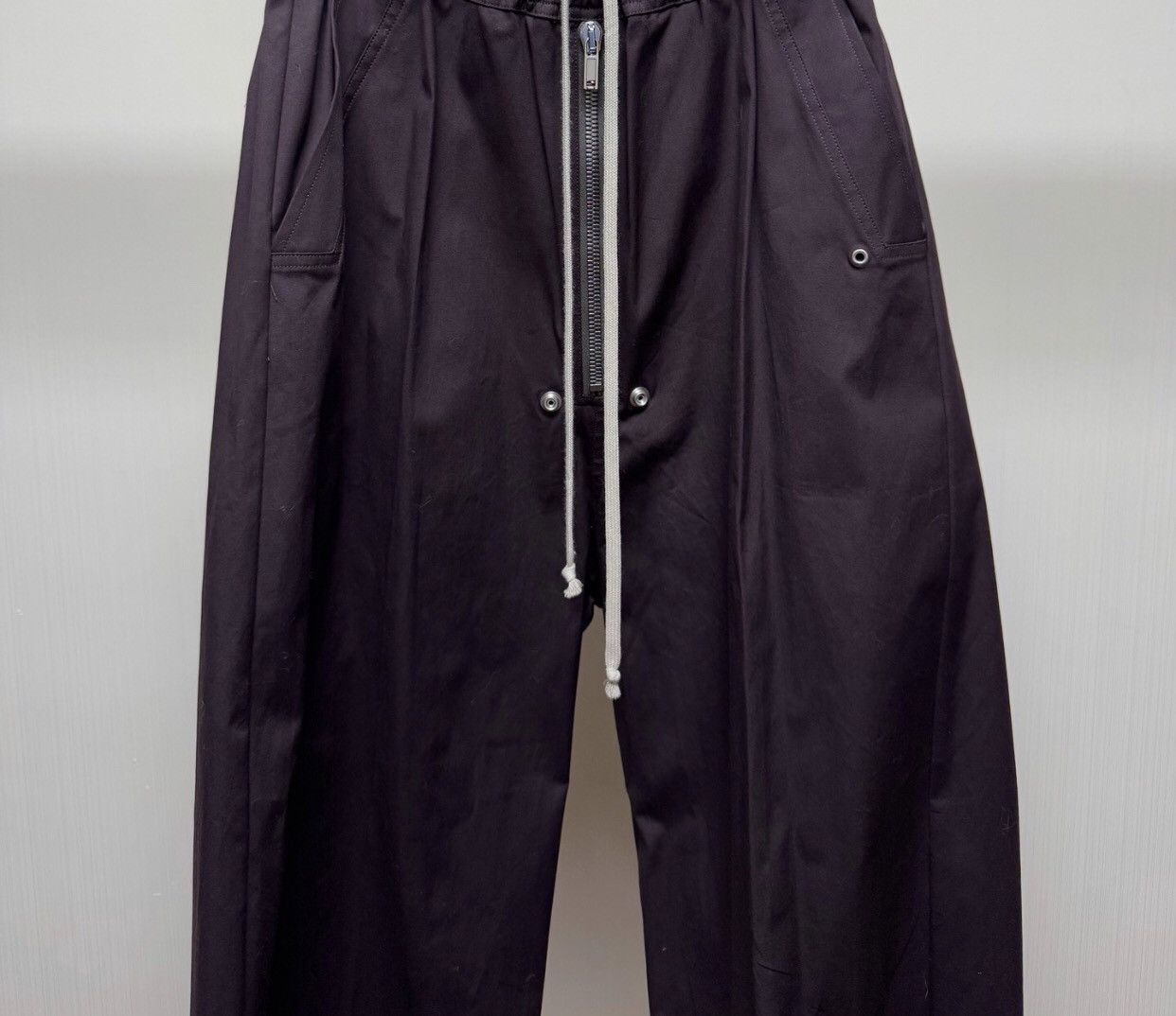 Rick Owens Rick Owens dark purple Geth bela wide leg pants 2412- Size US 38 / EU 54 - 3 Thumbnail