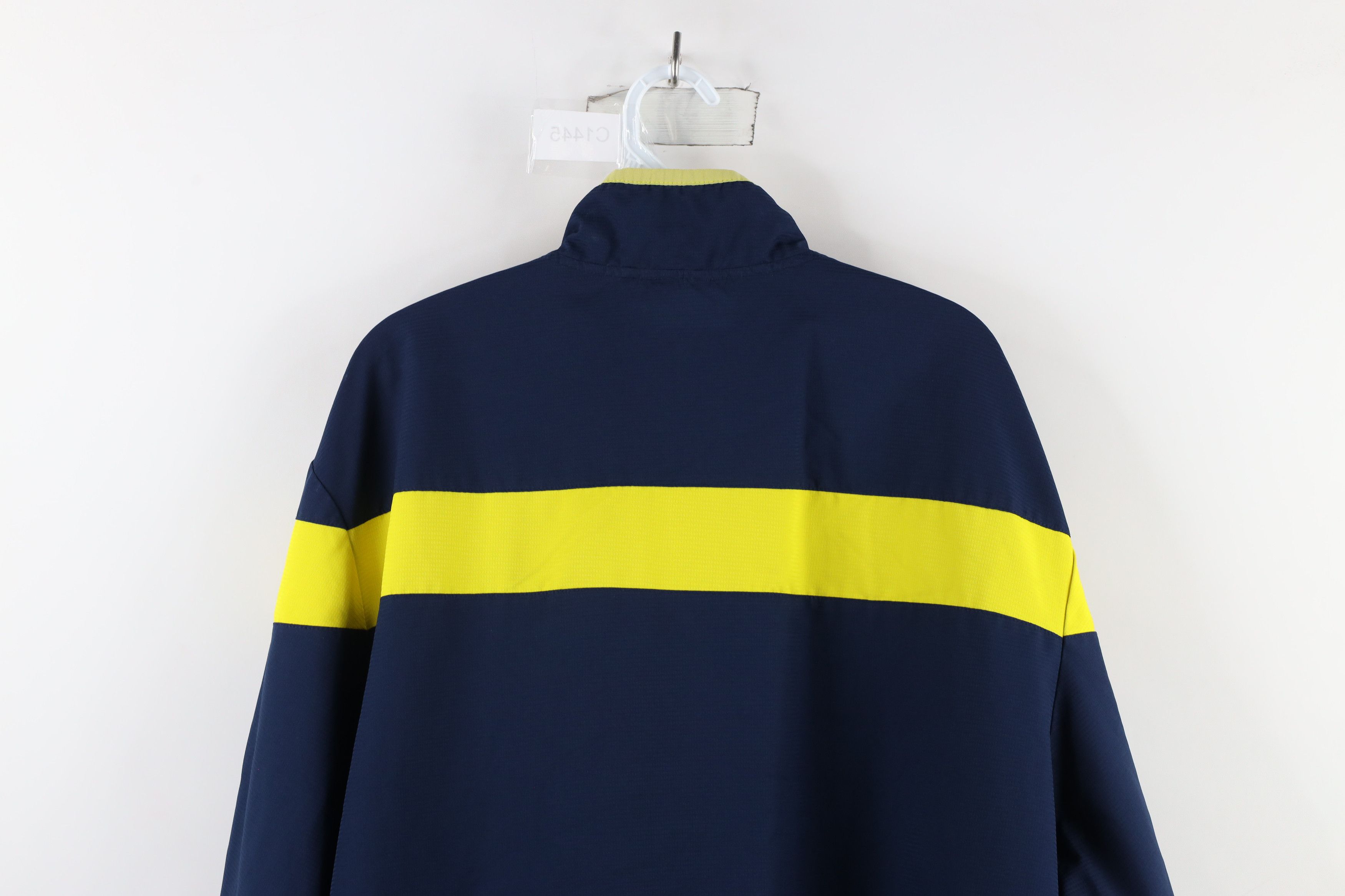 Adidas × Vintage Adidas University of Michigan Football Half Zip Jacket Blue Size US XXL / EU 58 / 5 - 14 Thumbnail
