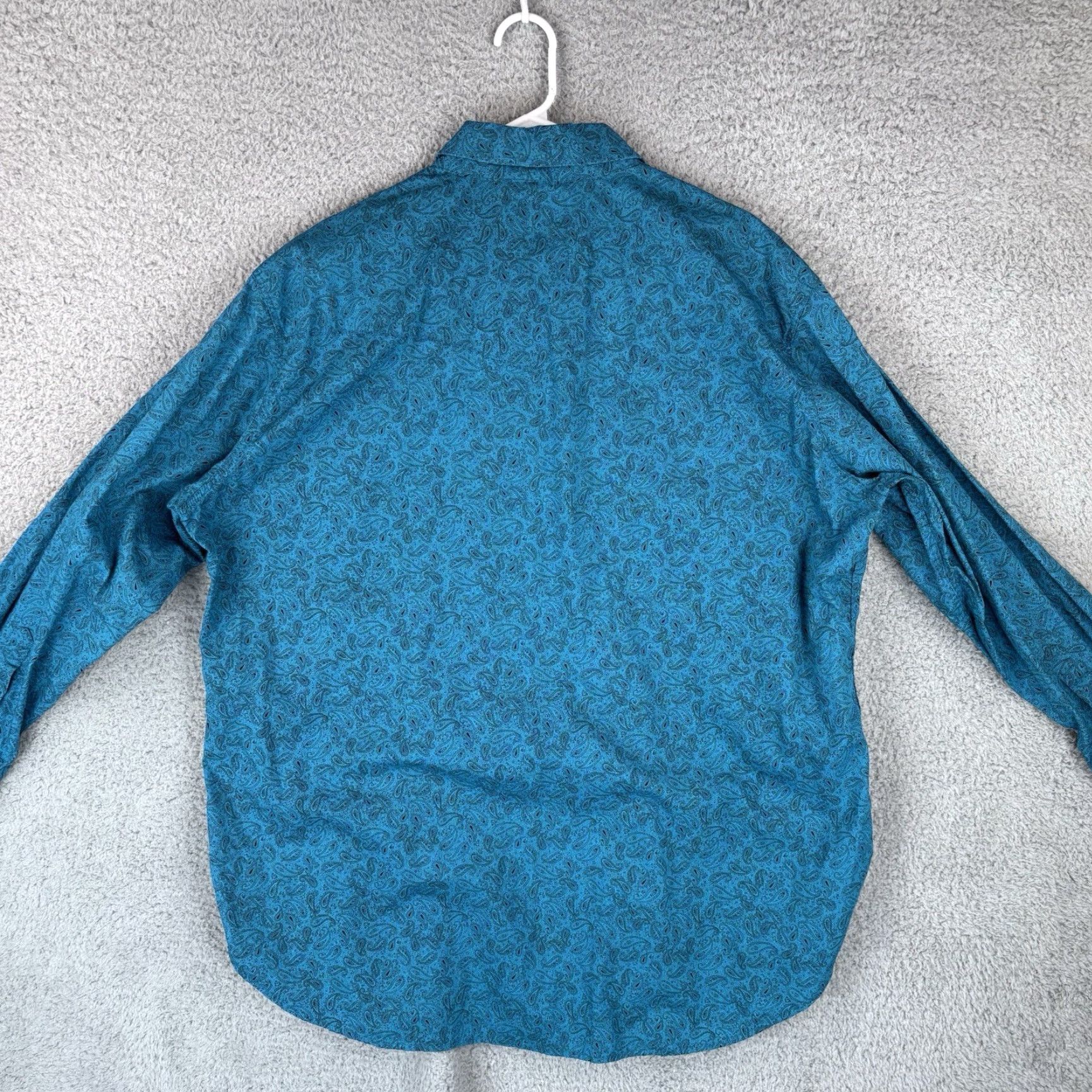 Vintage VINTAGE Ely Cattleman Pearl Snap Shirt Men 2XL Blue Black Paisley All Over Print Western Mens Size US XXL / EU 58 / 5 - 5 Thumbnail